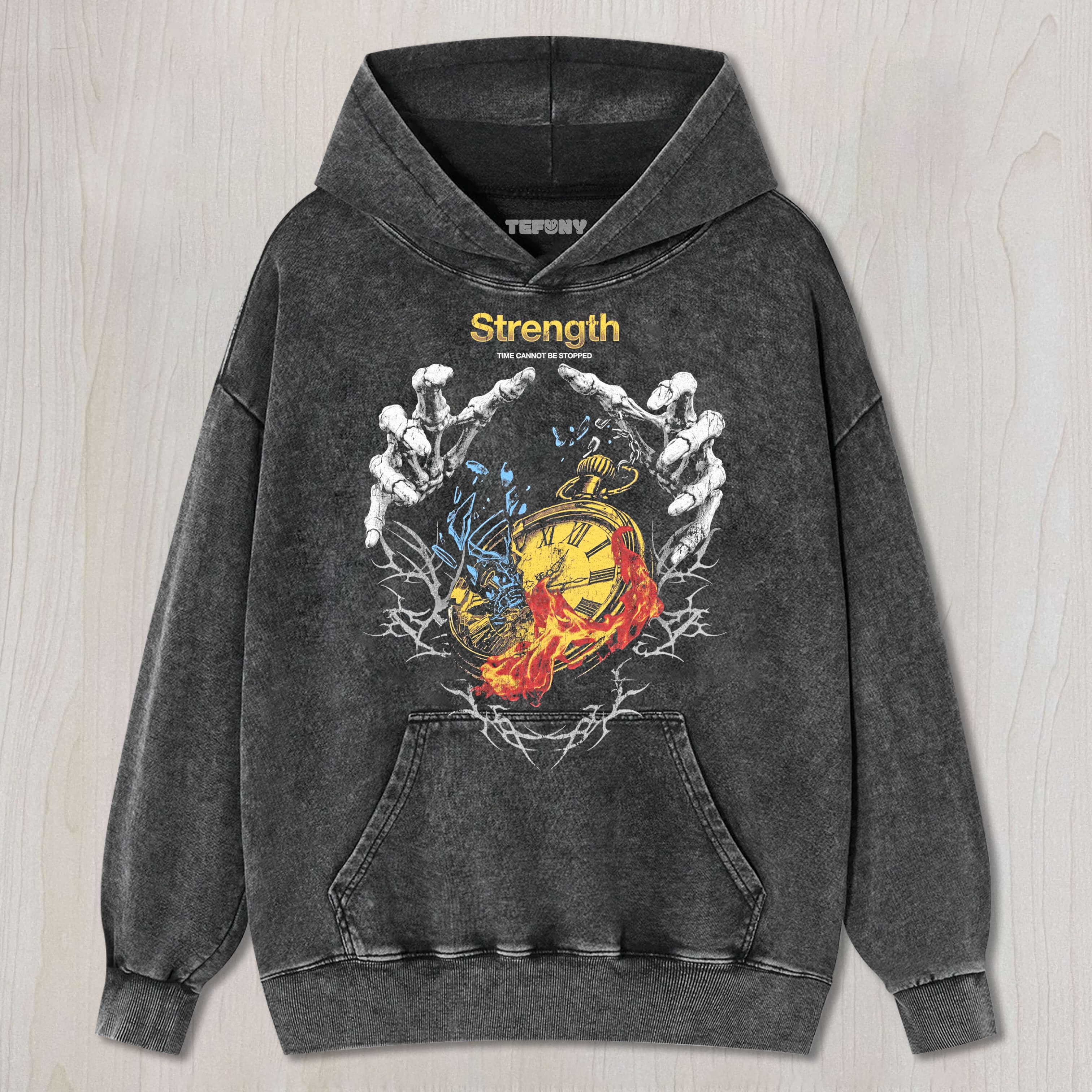 TIME BONE HAND UNISEX TEE, TANK TOP, LAYERED LS, SWEATSHIRT & HOODIE
