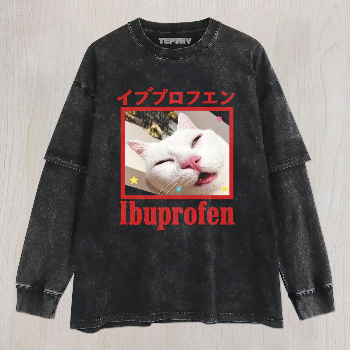 TIRED CAT MEME UNISEX TEE, TANK TOP, LAYERED LS, SWEATSHIRT & HOODIE