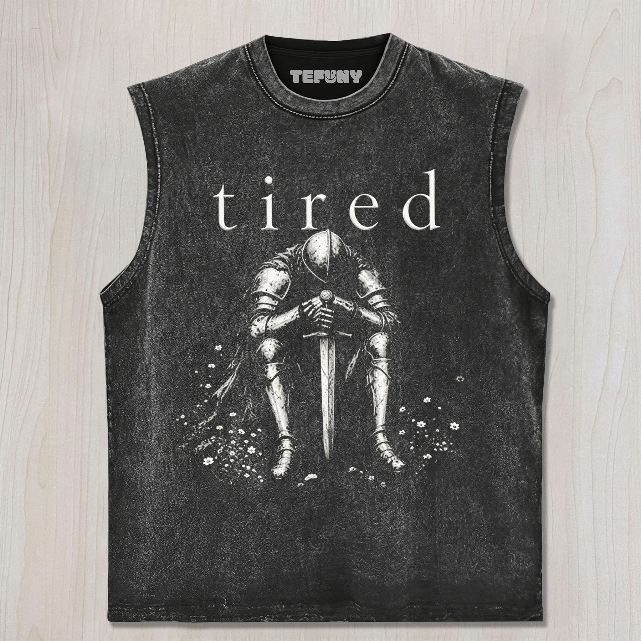 TIRED KNIGHT UNISEX TEE, TANK TOP, LAYERED LS, SWEATSHIRT & HOODIE