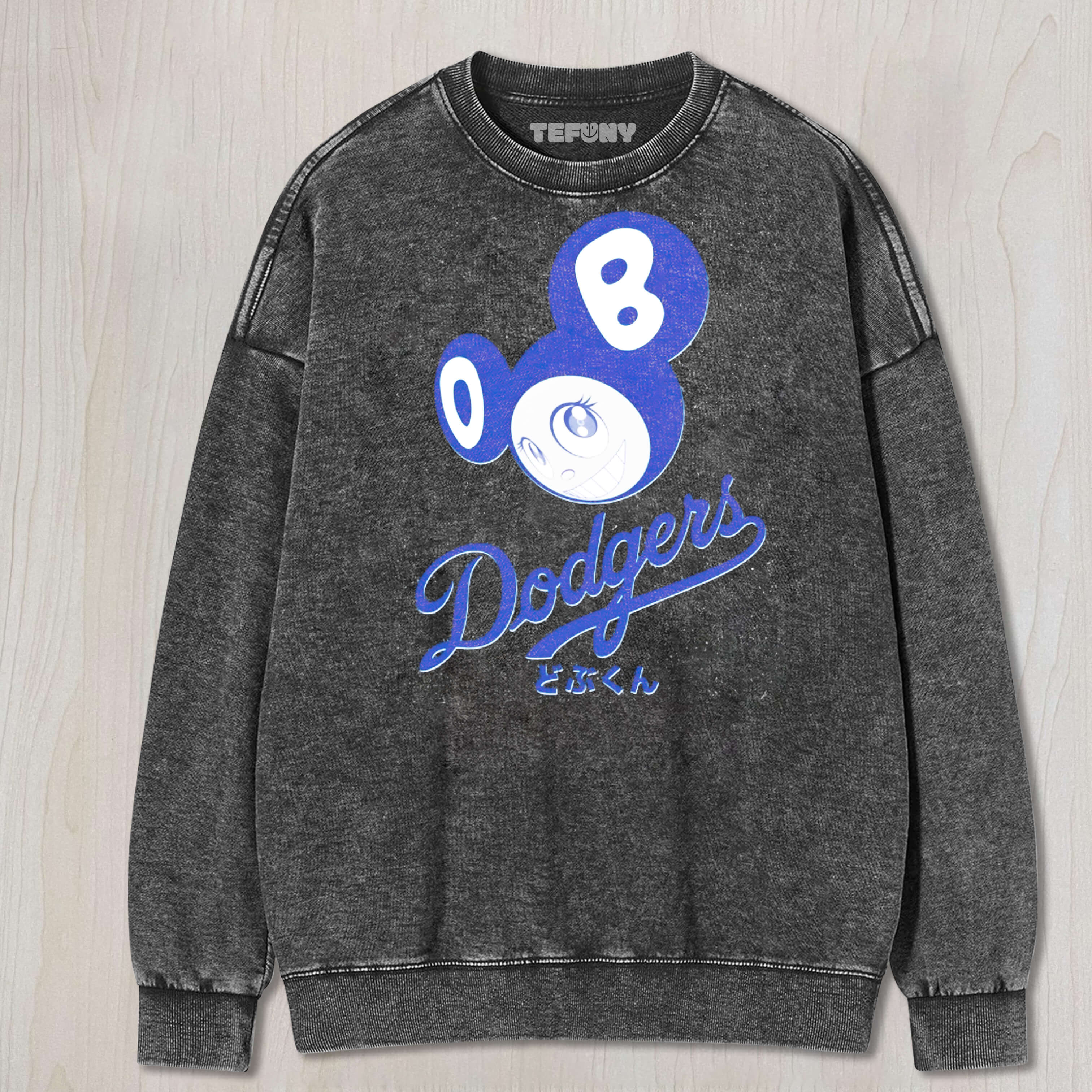 TM BLUE CAT VINTAGE WASH TEE & SWEAT & HOOD