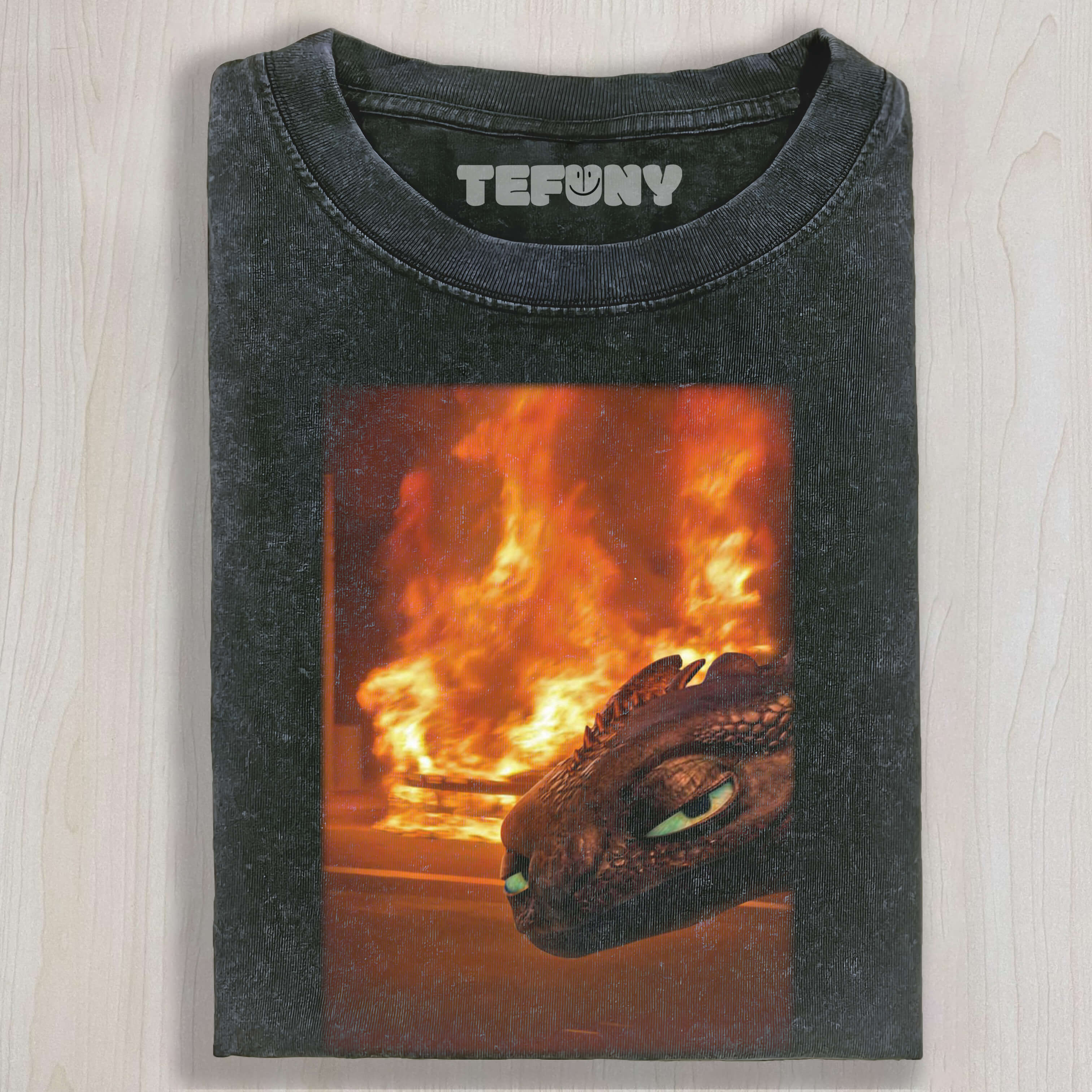 TOOTHLESS AT THE FIRE SCENE T-SHIRT