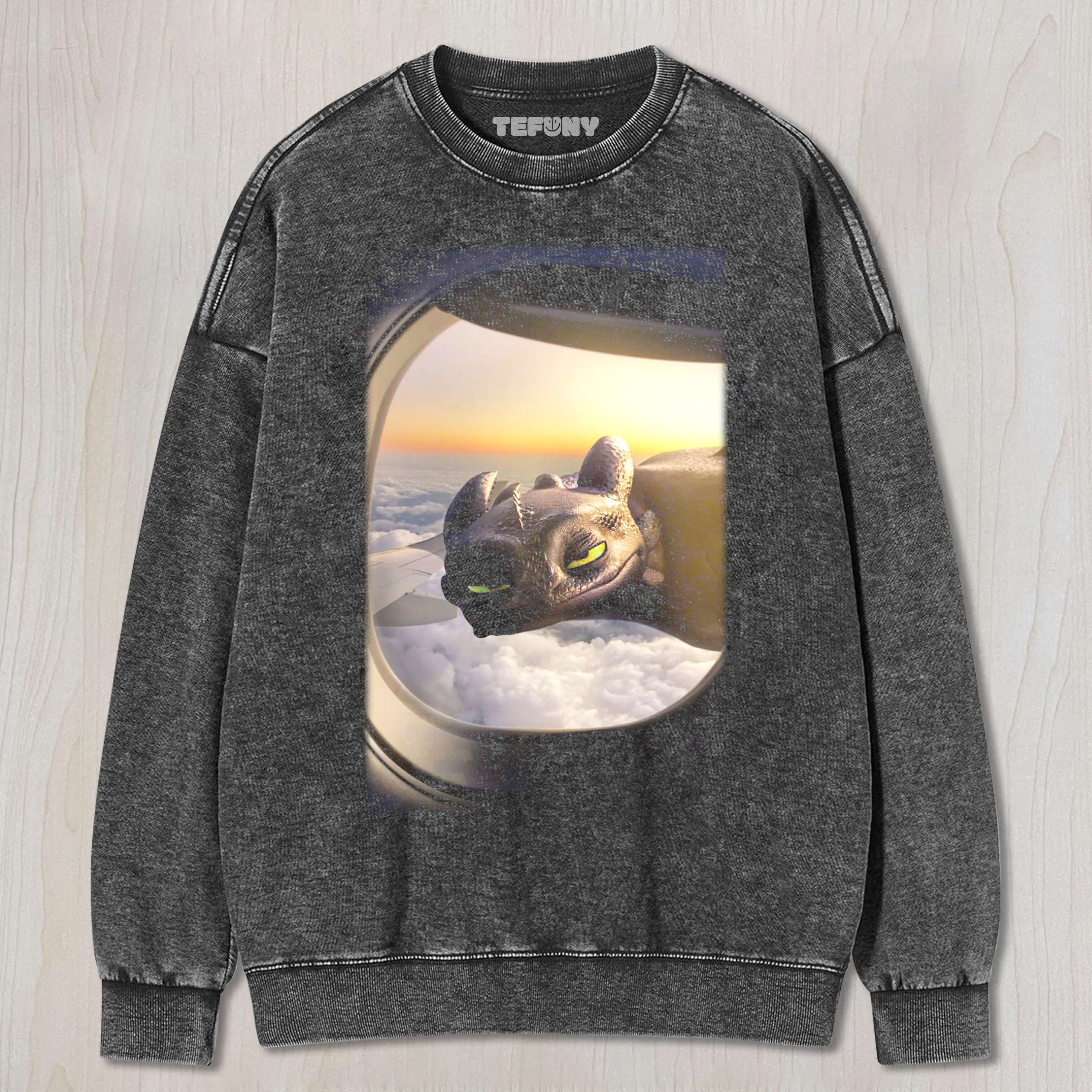 TOOTHLESS IS OUTSIDE THE PLANE T-SHIRT