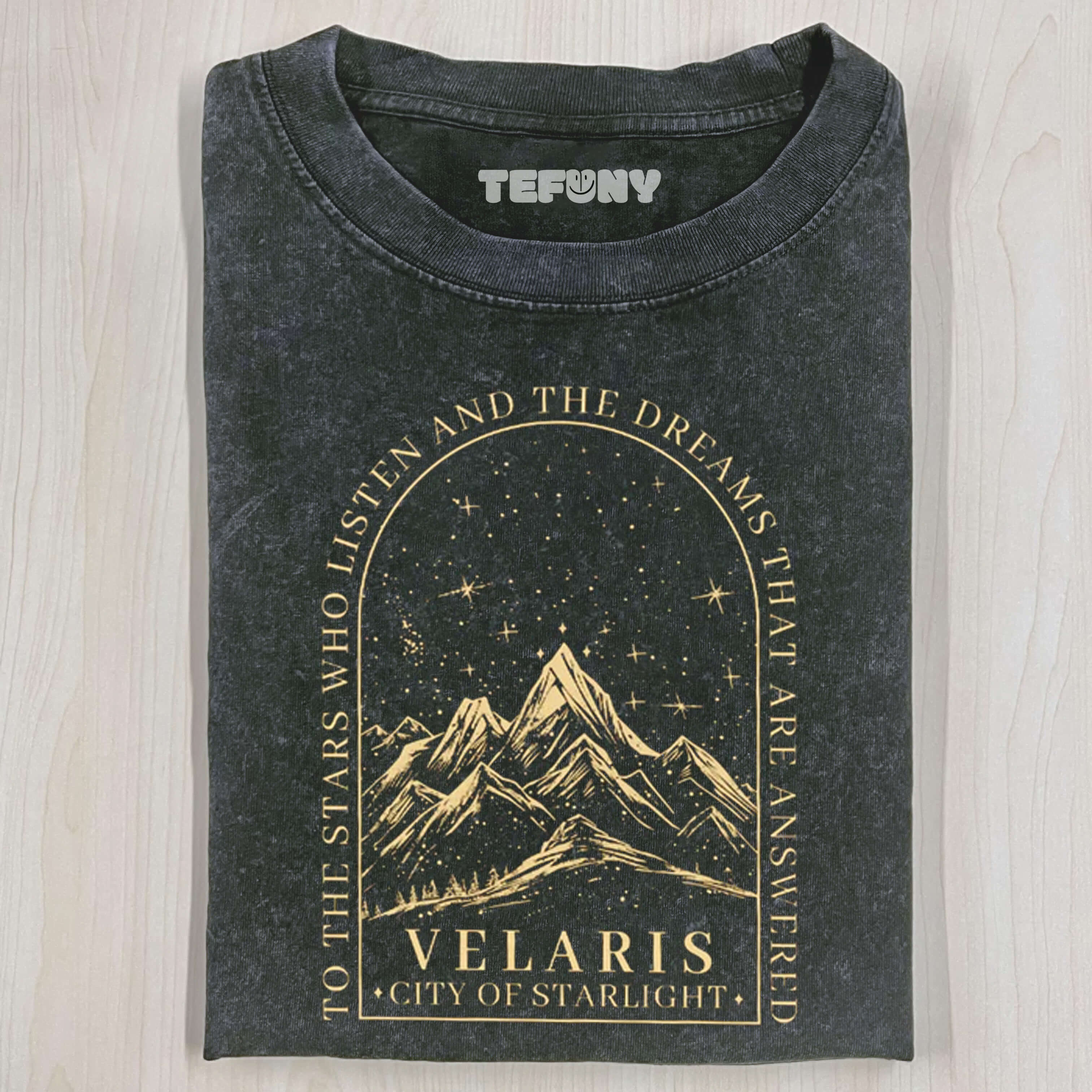 TO THE STARS WHO LISTEN AND THE DREAMS THAT ARE ANSWER T-SHIRT