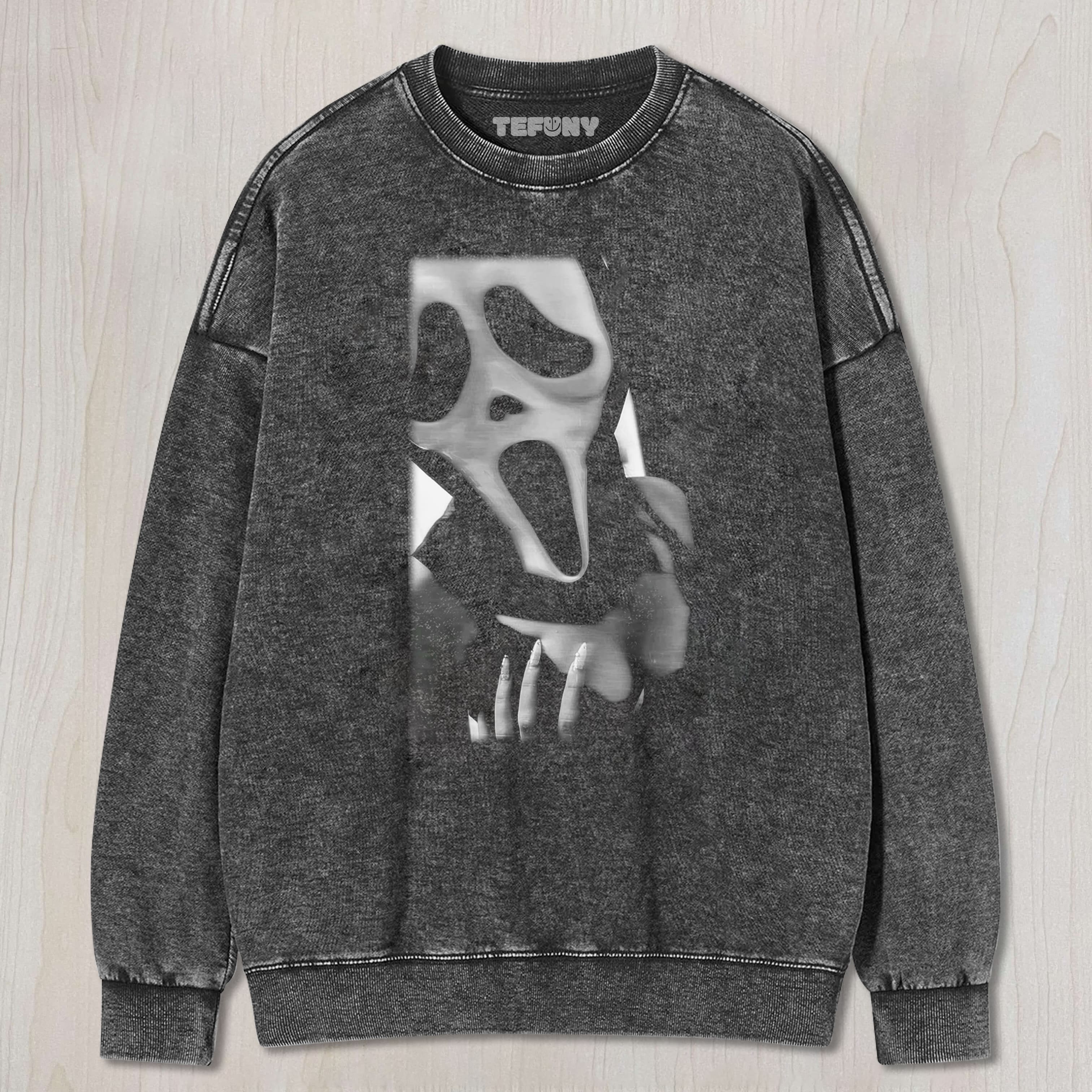 TOUCHING THE GHOST FACE UNISEX TEE, TANK TOP, LAYERED LS, SWEATSHIRT & HOODIE