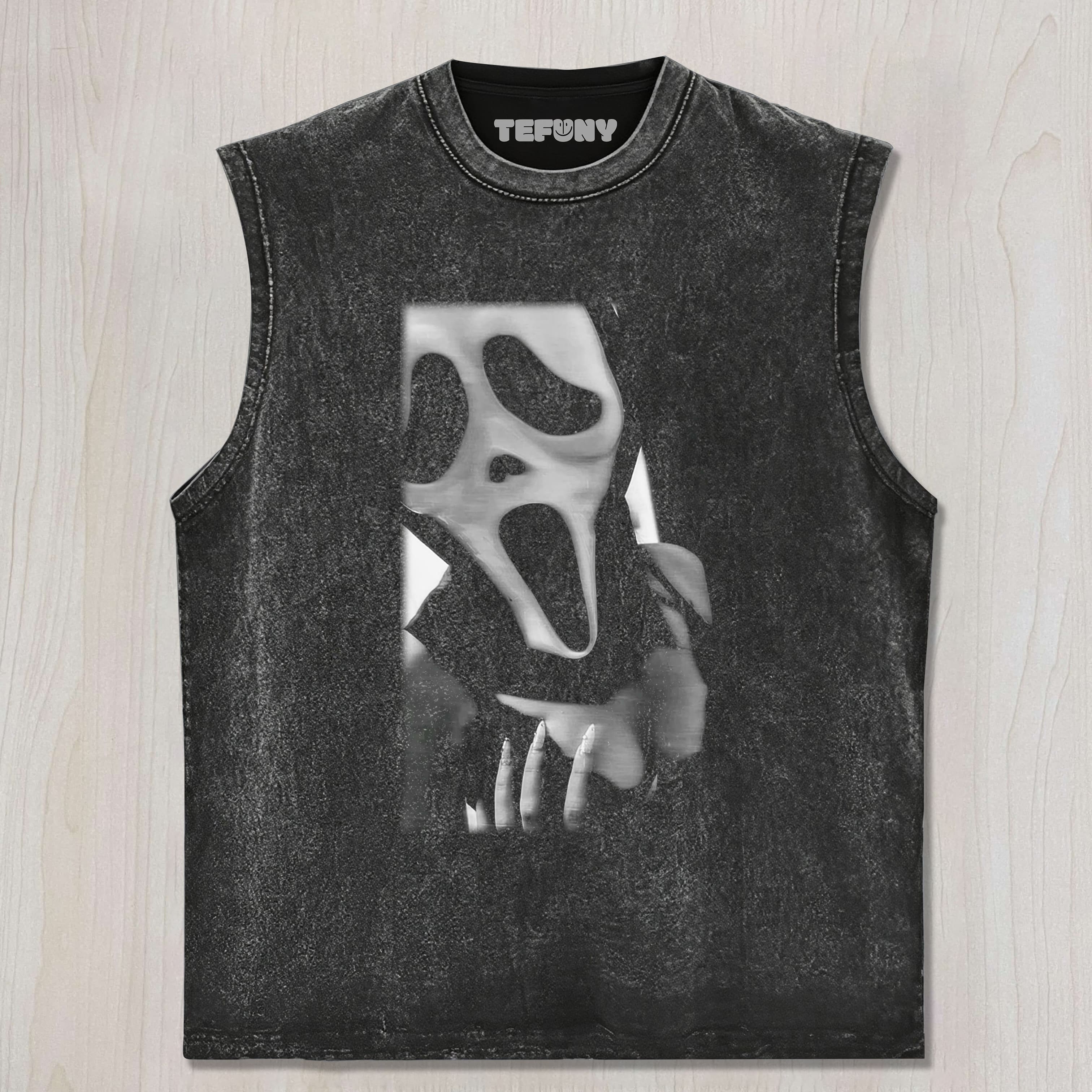 TOUCHING THE GHOST FACE UNISEX TEE, TANK TOP, LAYERED LS, SWEATSHIRT & HOODIE