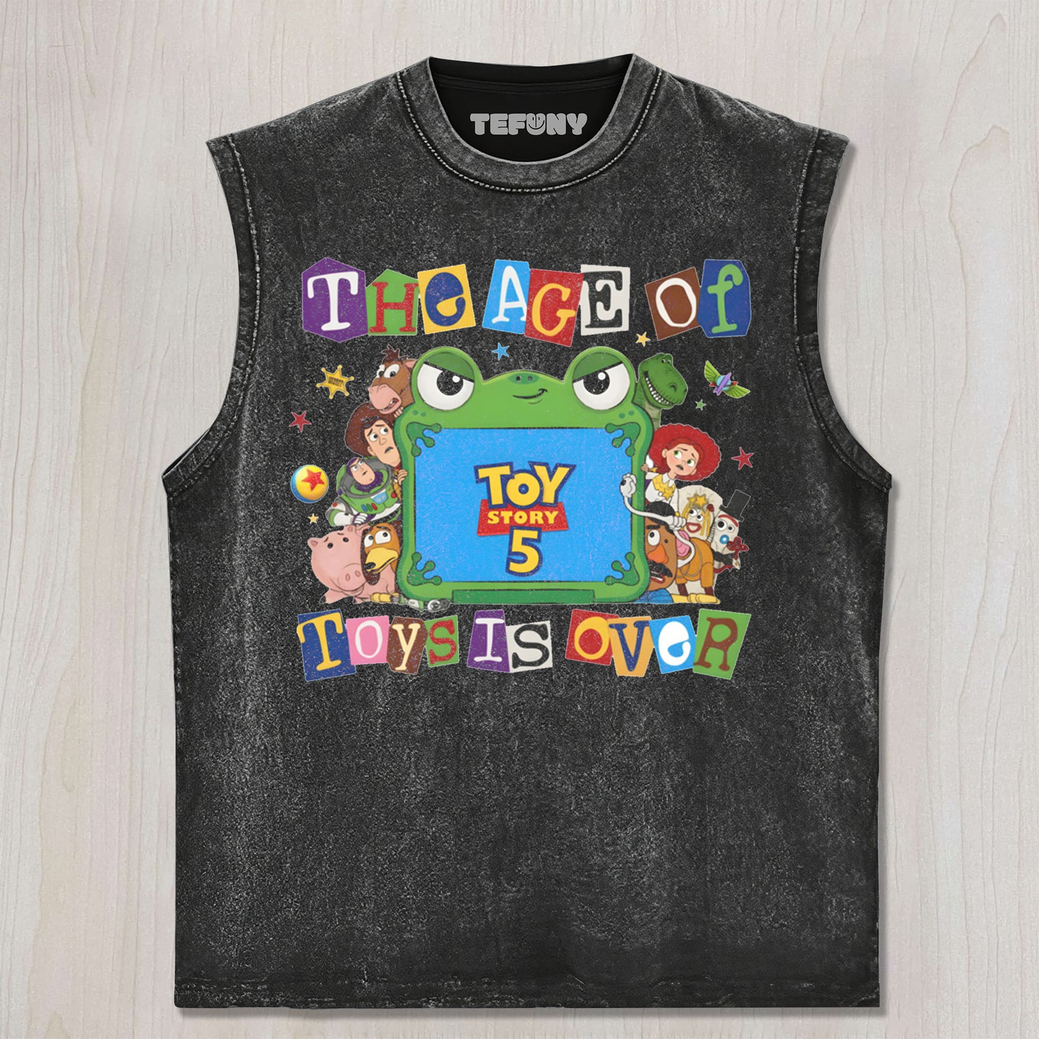 TOY CARTOON V16 UNISEX TEE, TANK TOP, LAYERED LS, SWEATSHIRT & HOODIE