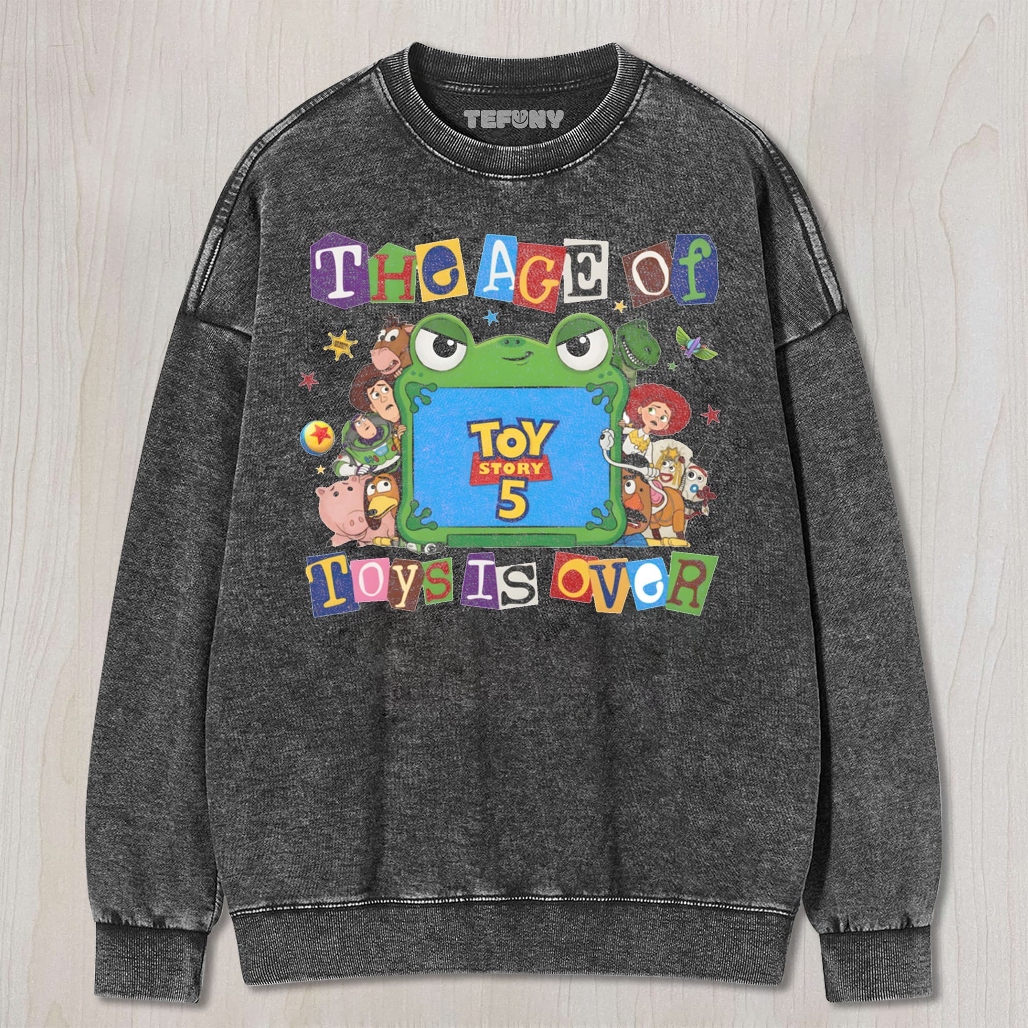 TOY CARTOON V16 UNISEX TEE, TANK TOP, LAYERED LS, SWEATSHIRT & HOODIE