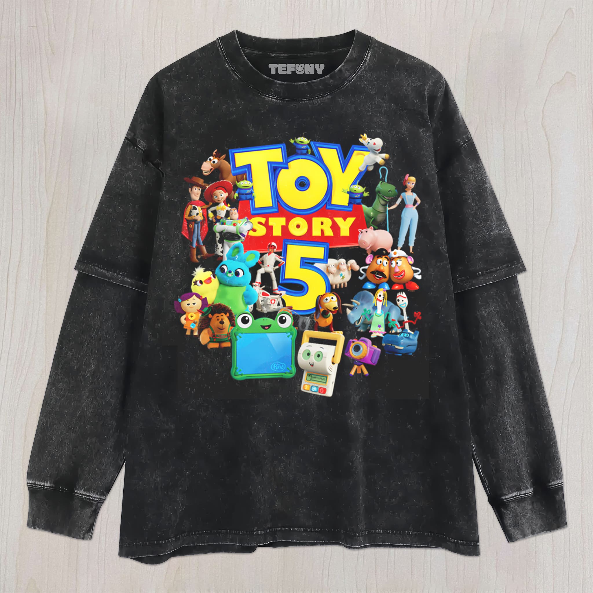 TOY CARTOON V18 UNISEX TEE, TANK TOP, LAYERED LS, SWEATSHIRT & HOODIE