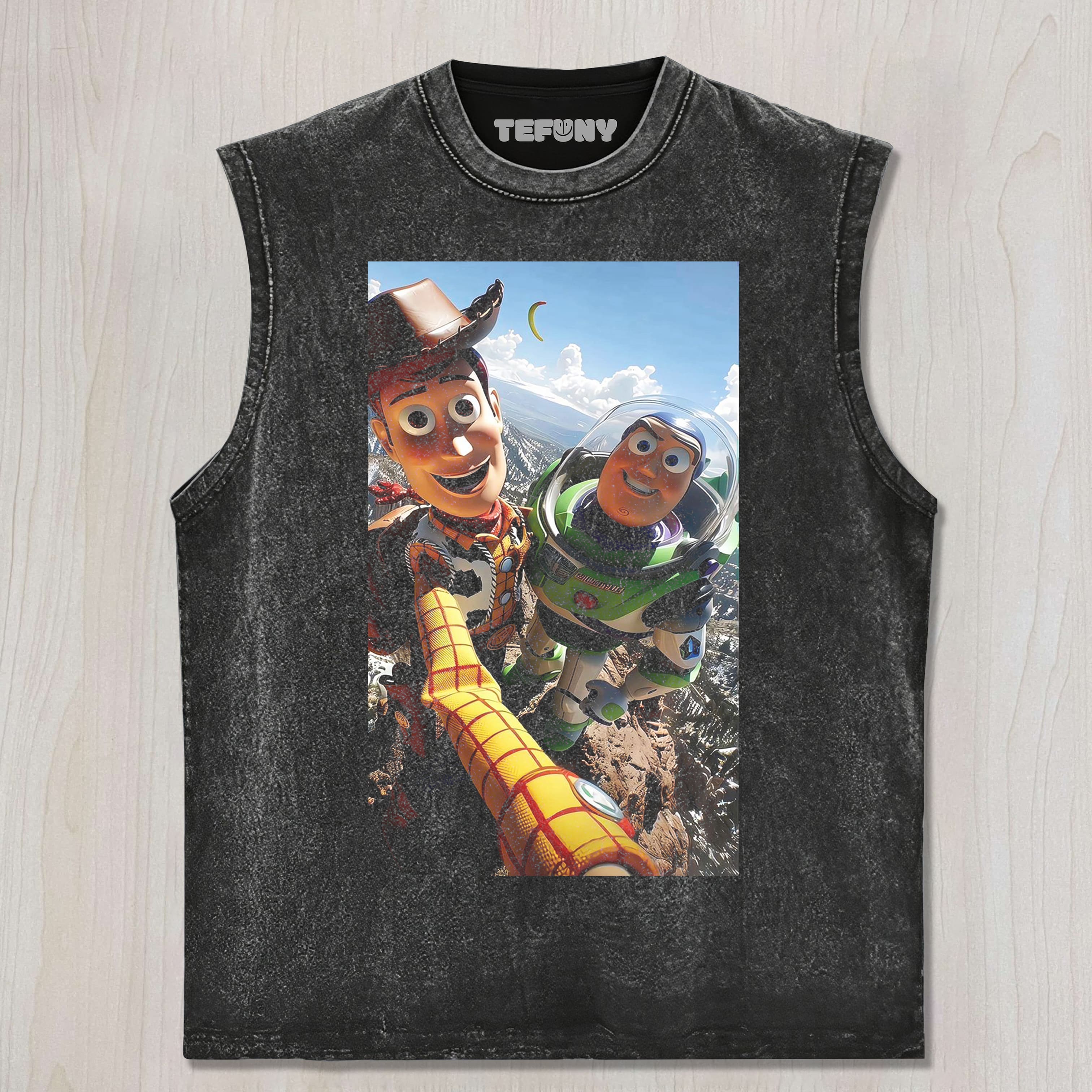 TOY STORY SELFIE UNISEX TEE, TANK TOP, LAYERED LS, SWEATSHIRT & HOODIE