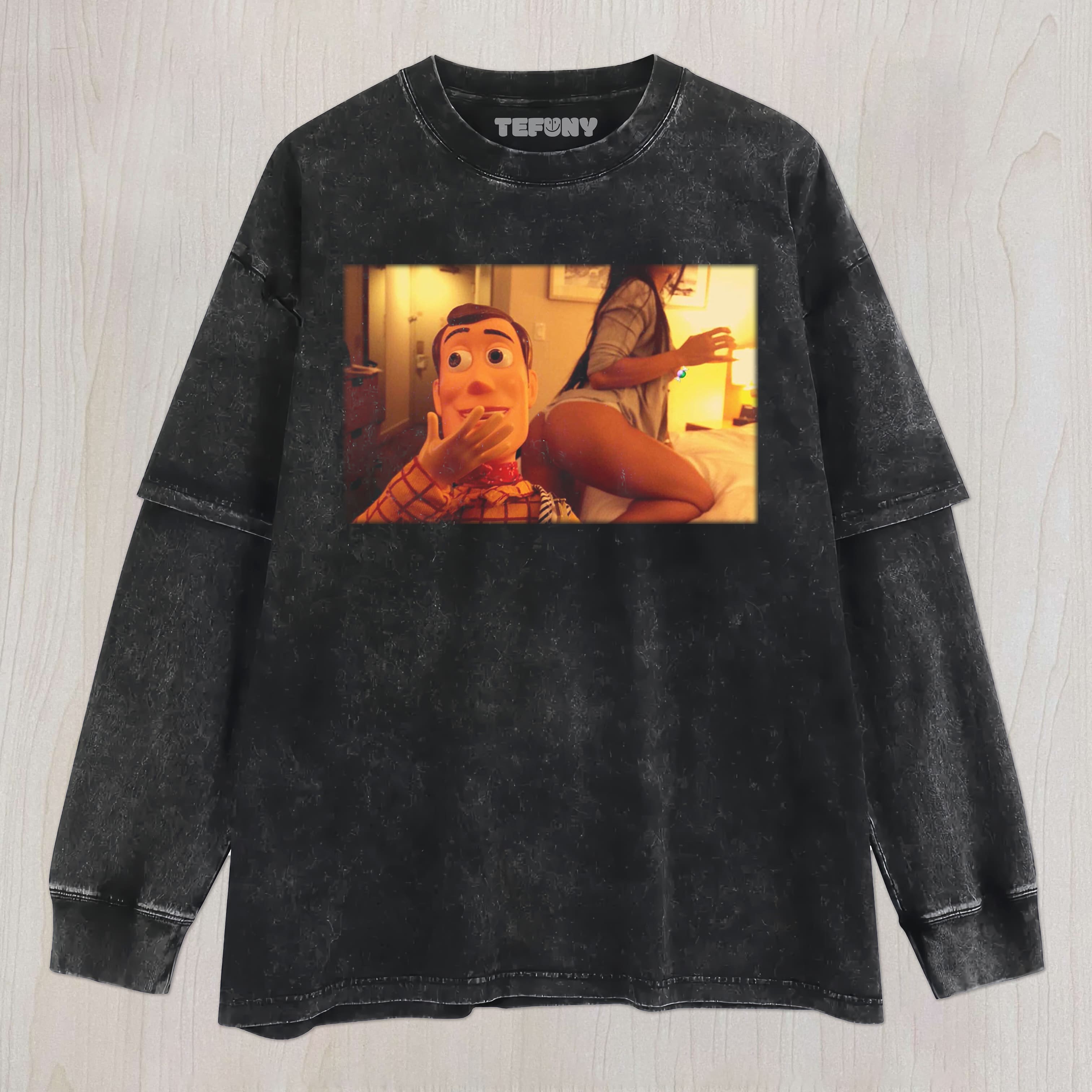 TOY STORY WOODY MEME UNISEX TEE, TANK TOP, LAYERED LS, SWEATSHIRT & HOODIE