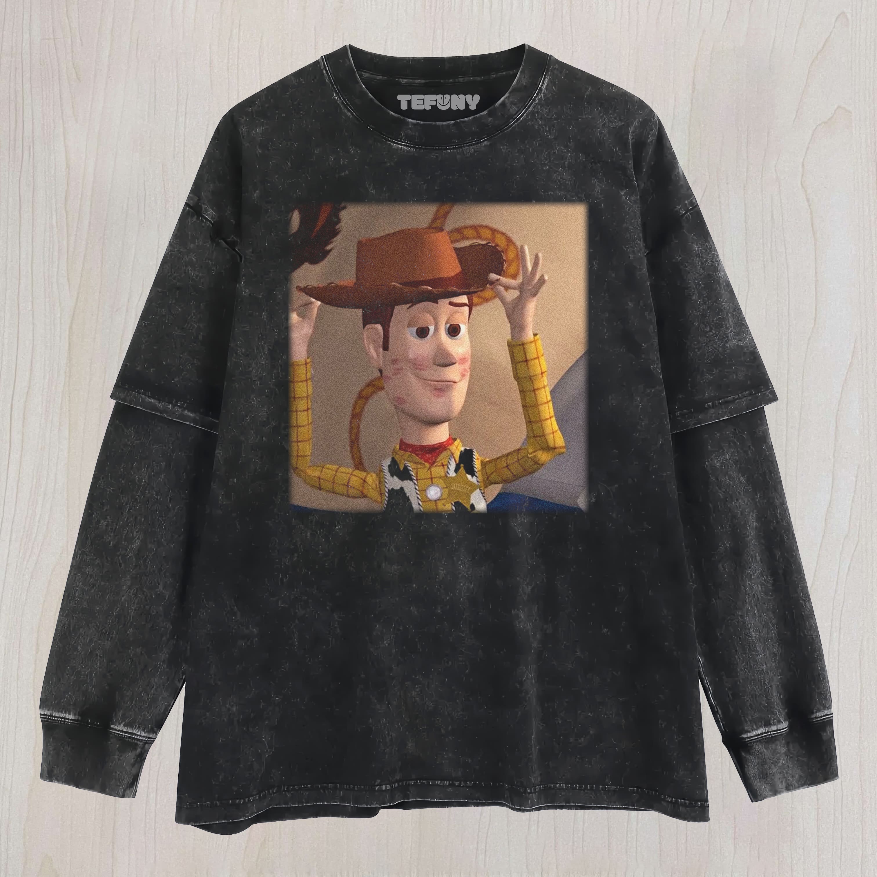 TOY STORY WOODY V LAYERED LONG SLEEVE