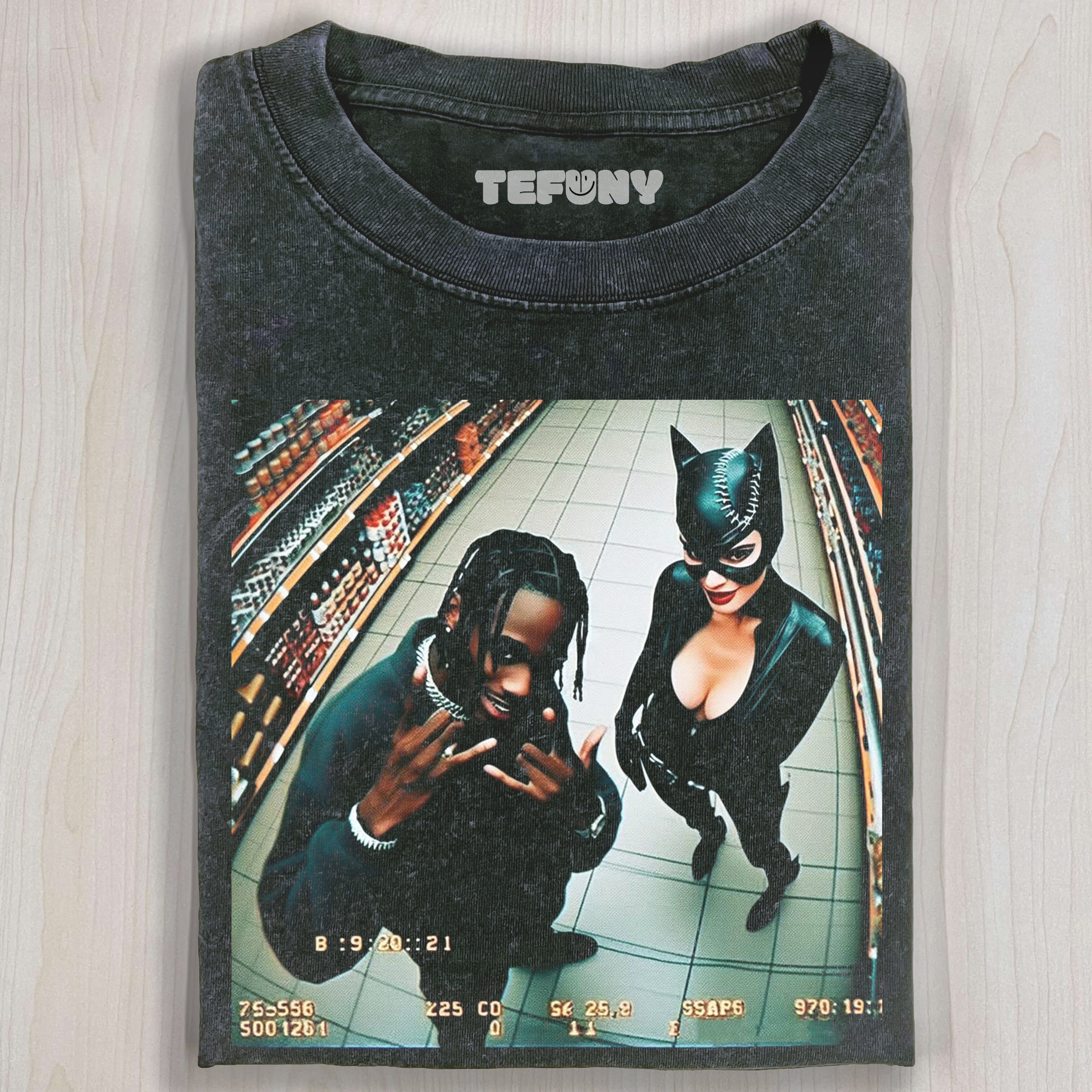 TRAVIS SCOTT AND CATWOMAN T-SHIRT