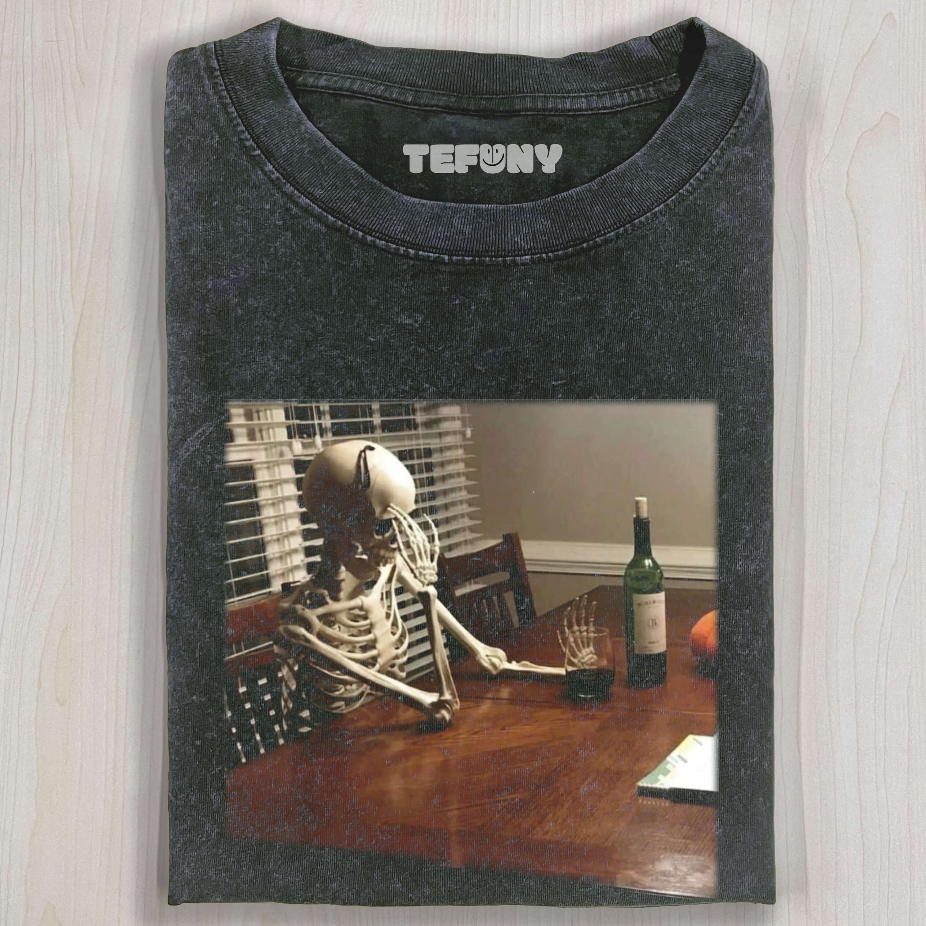 TROUBLED SKELETON T-SHIRT