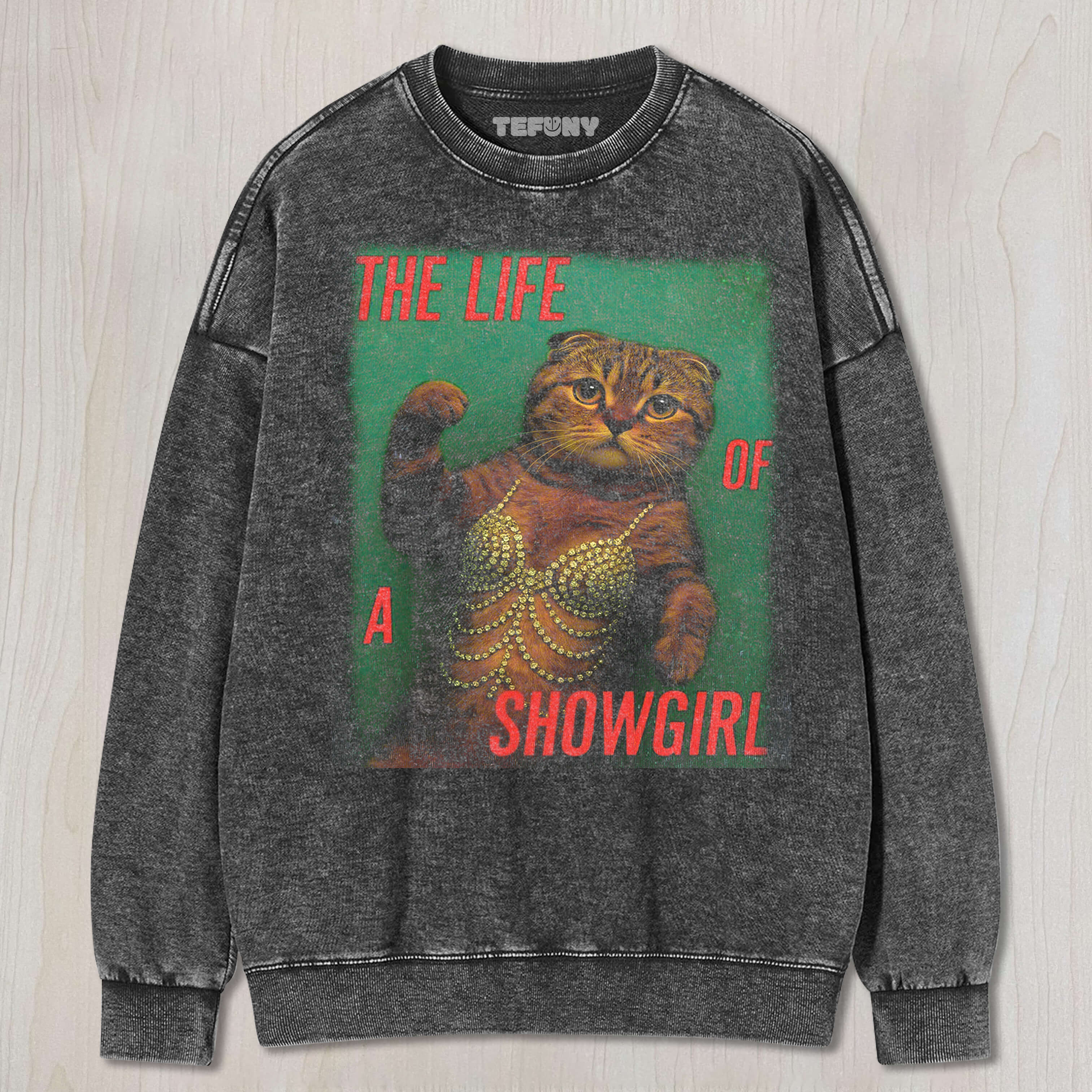 TS12 CAT PRINT T-SHIRT