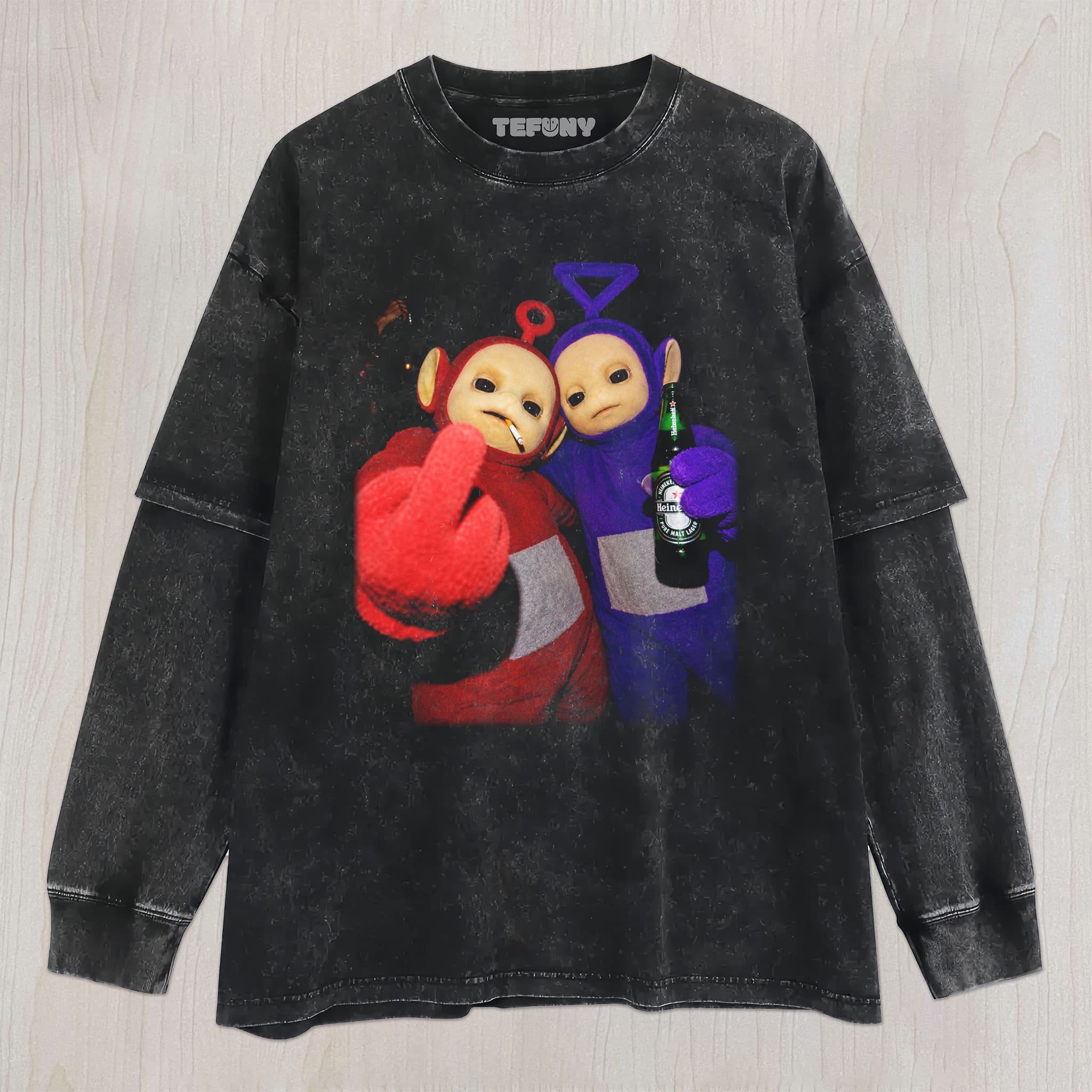 TUBBIES V18 UNISEX TEE, TANK TOP, LAYERED LS, SWEATSHIRT & HOODIE