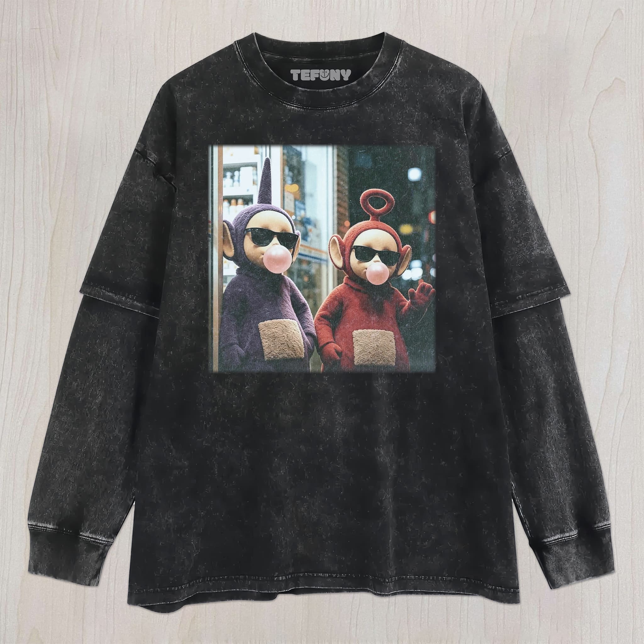 TUBBIES V19 UNISEX TEE, TANK TOP, LAYERED LS, SWEATSHIRT & HOODIE