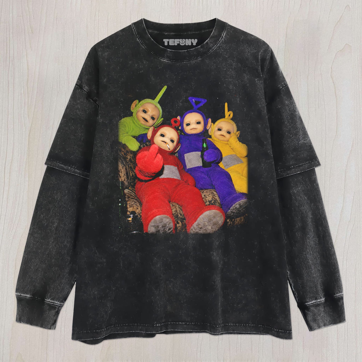 TUBBIES V22 UNISEX TEE, TANK TOP, LAYERED LS, SWEATSHIRT & HOODIE