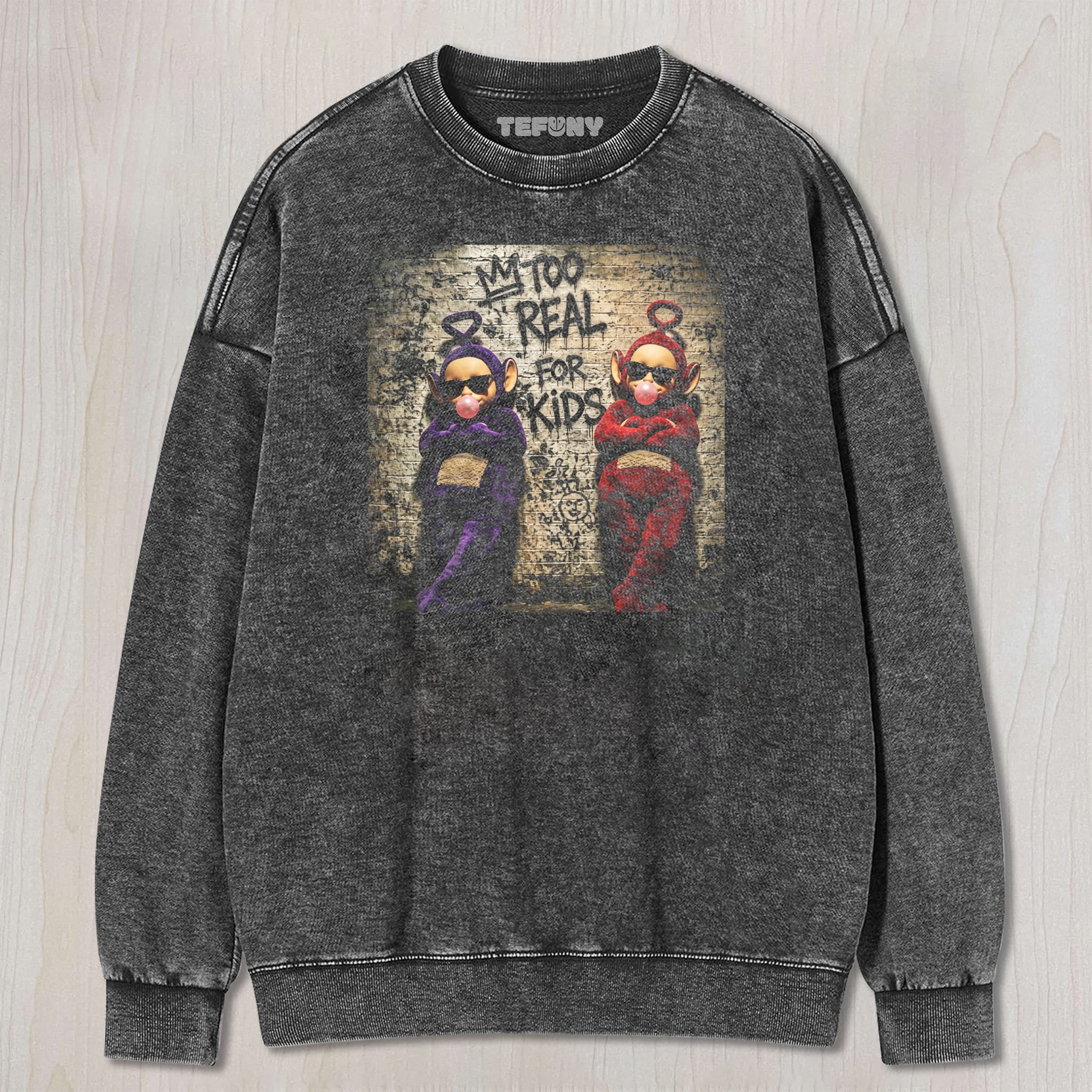 TUBBIES V30 UNISEX TEE, TANK TOP, LAYERED LS, SWEATSHIRT & HOODIE