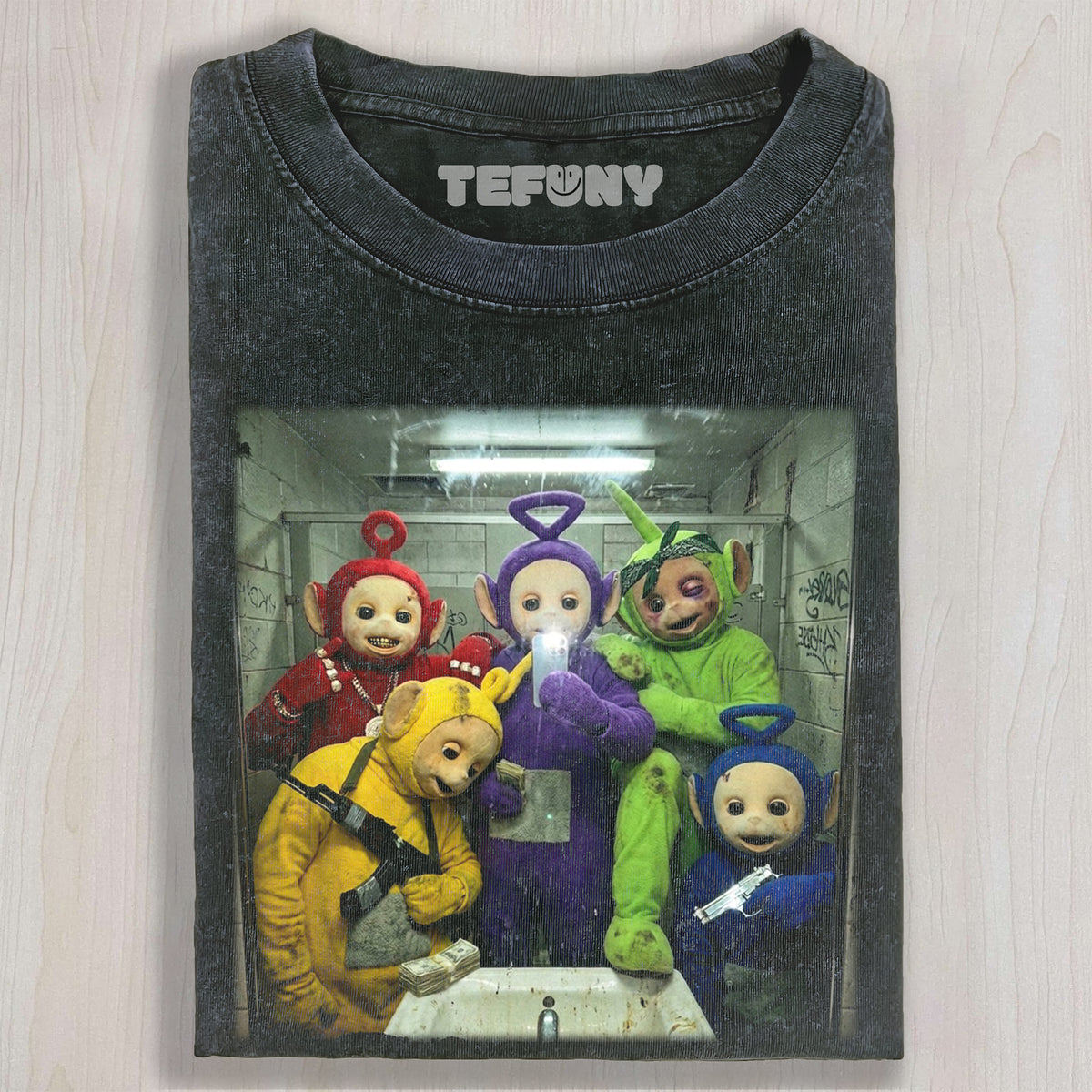 TUBBIES V5 UNISEX TEE, TANK TOP, LAYERED LS, SWEATSHIRT & HOODIE