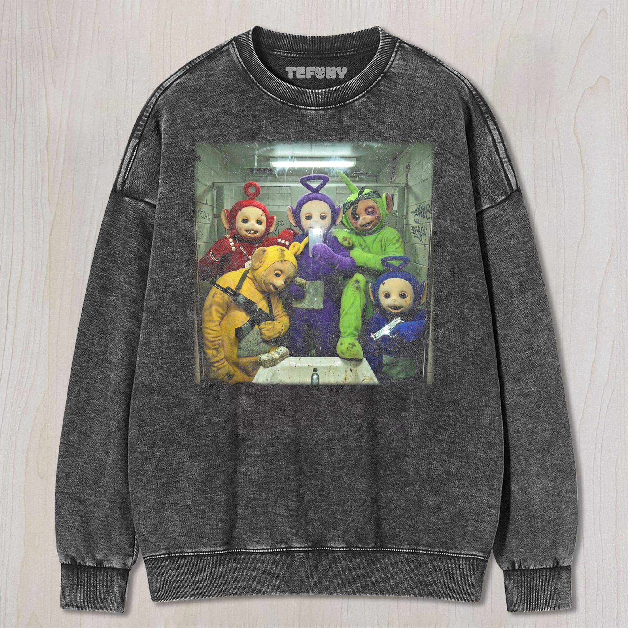 TUBBIES V5 UNISEX TEE, TANK TOP, LAYERED LS, SWEATSHIRT & HOODIE