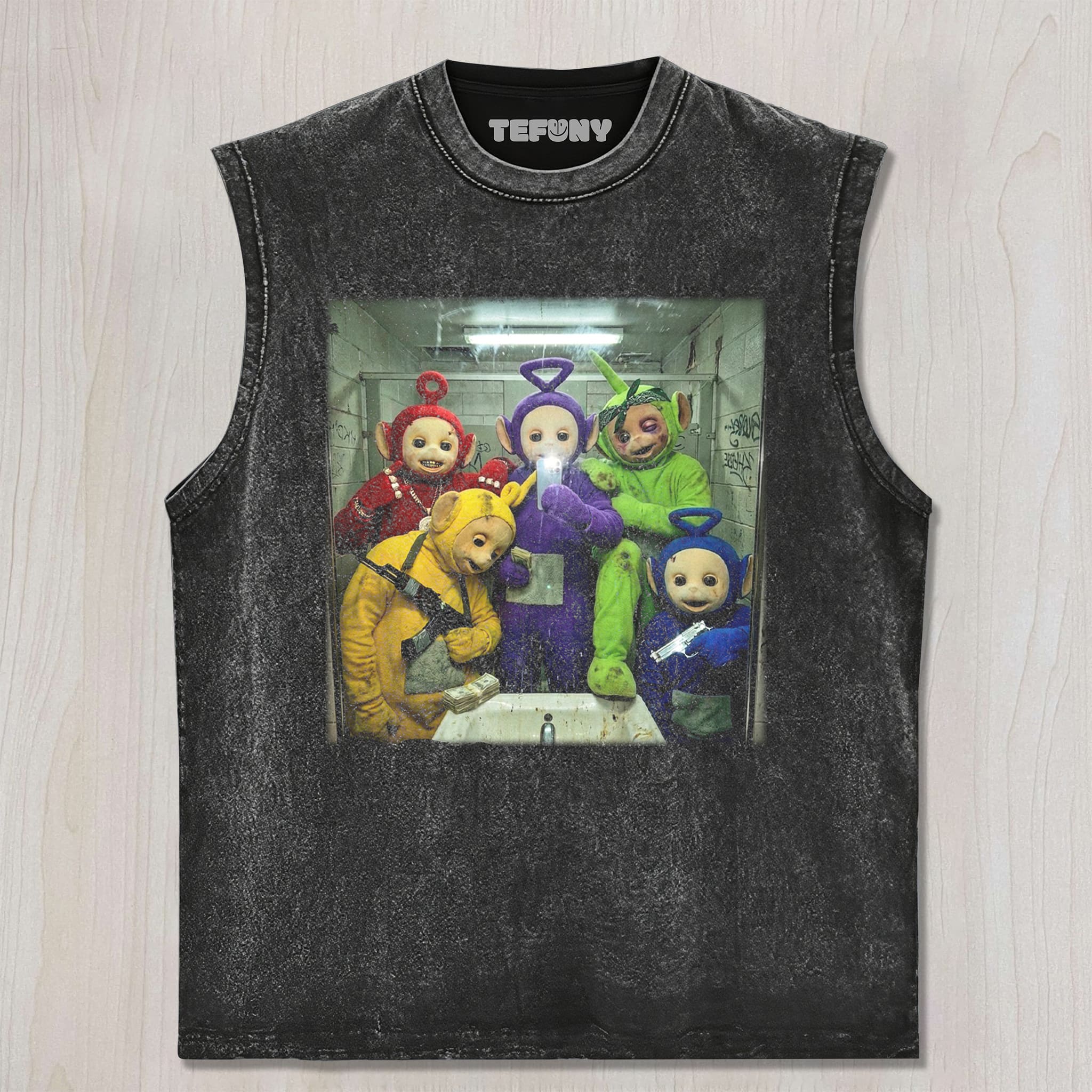 TUBBIES V5 UNISEX TEE, TANK TOP, LAYERED LS, SWEATSHIRT & HOODIE