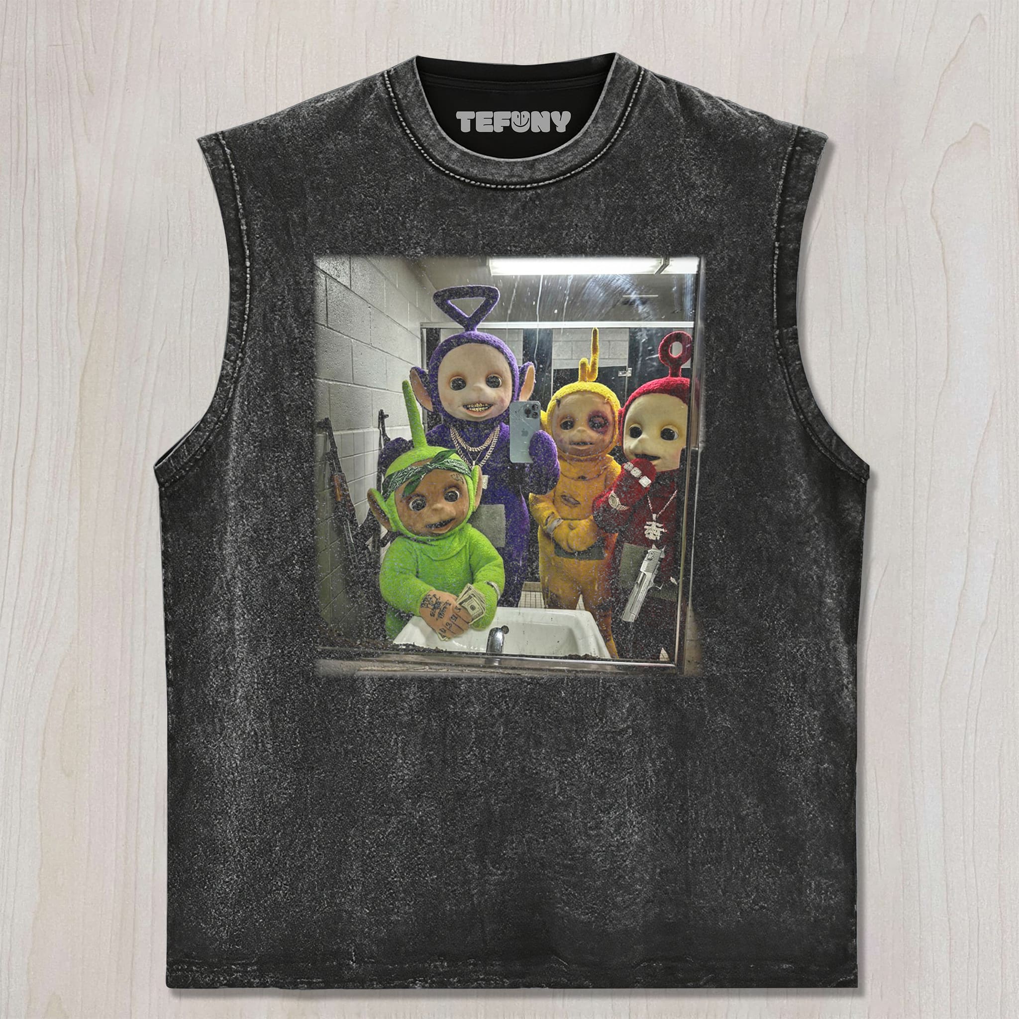 TUBBIES V6 UNISEX TEE, TANK TOP, LAYERED LS, SWEATSHIRT & HOODIE