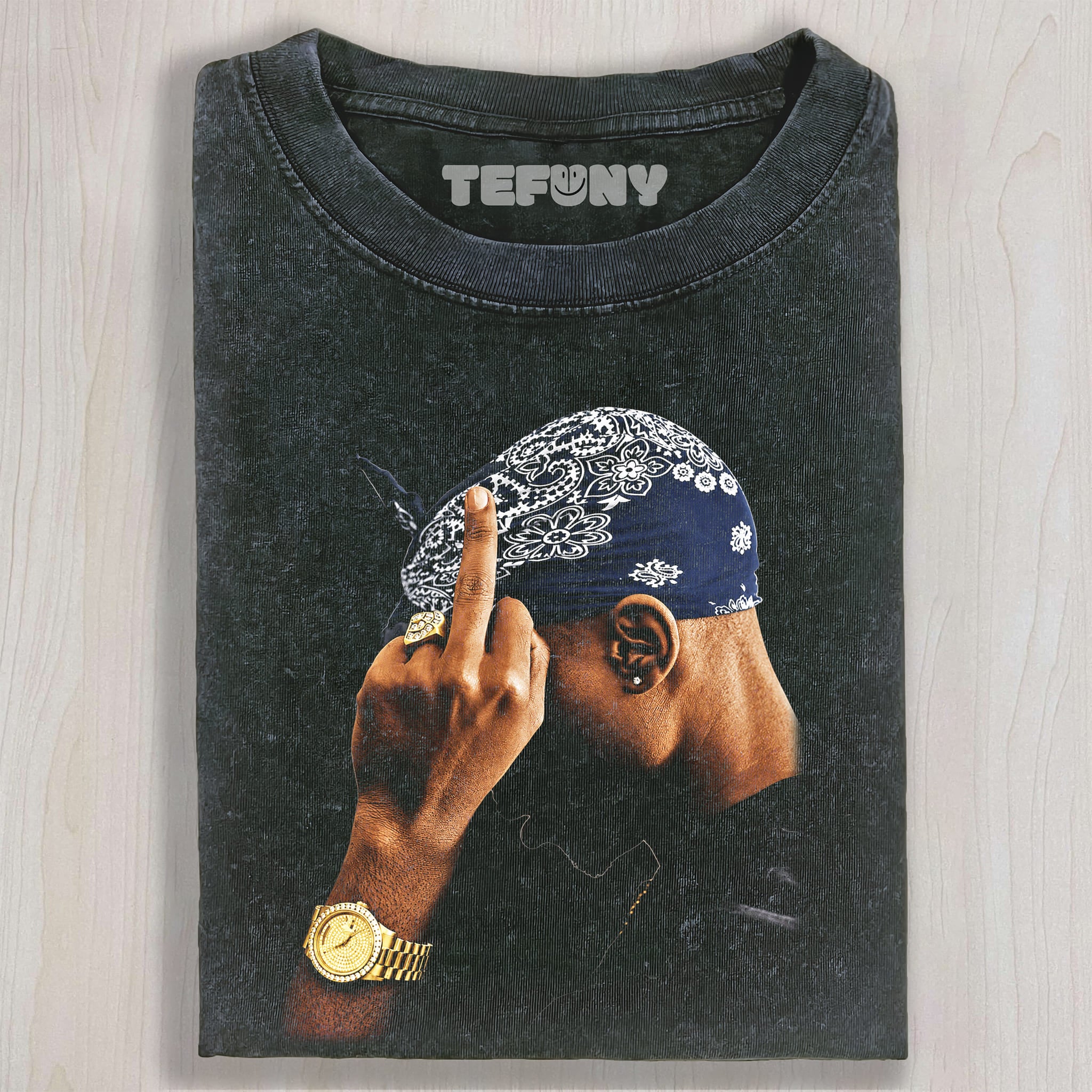 TUPAC SHAKUR MIDDLE FINGER UNISEX TEE, TANK TOP, LAYERED LS, SWEATSHIRT & HOODIE
