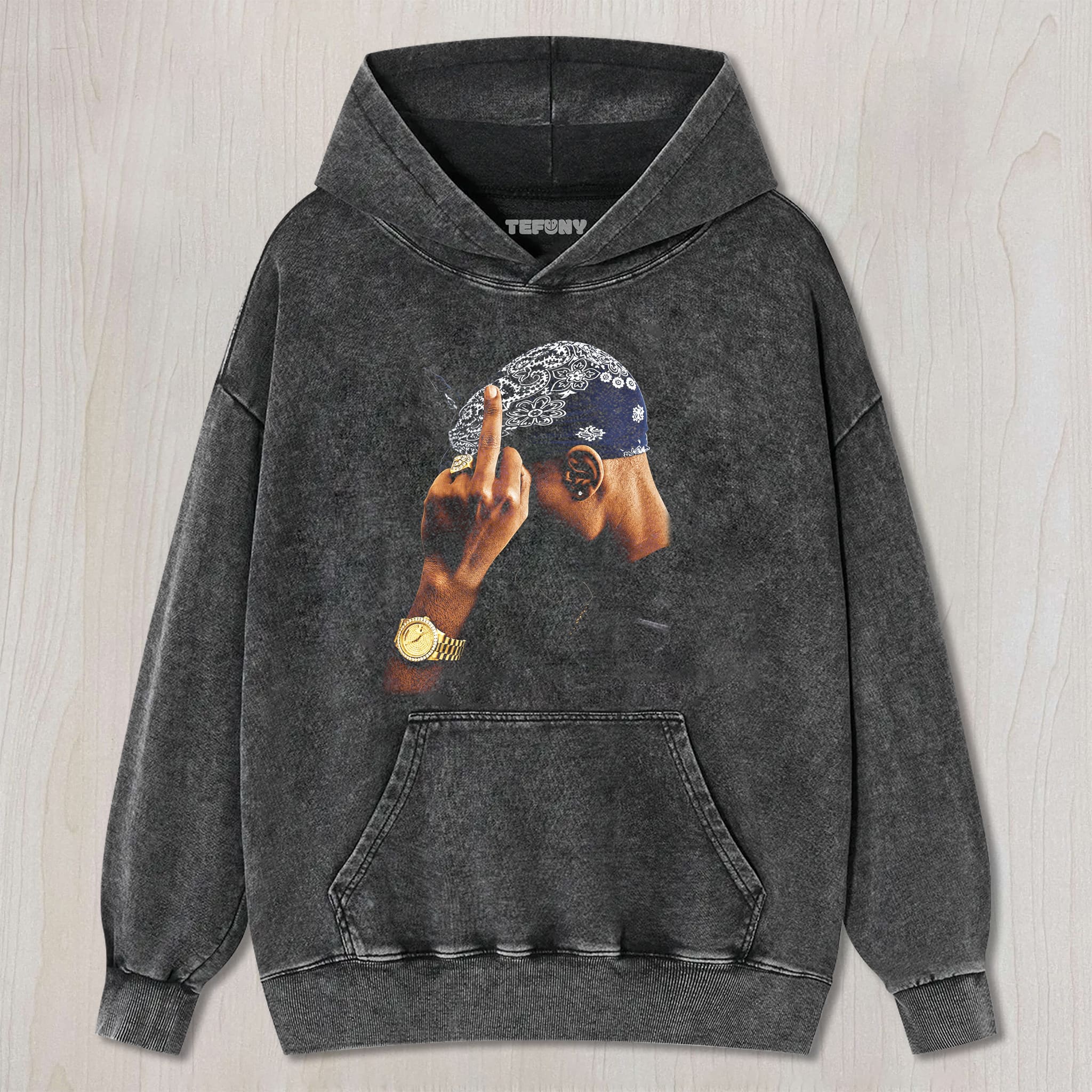 TUPAC SHAKUR MIDDLE FINGER UNISEX TEE, TANK TOP, LAYERED LS, SWEATSHIRT & HOODIE