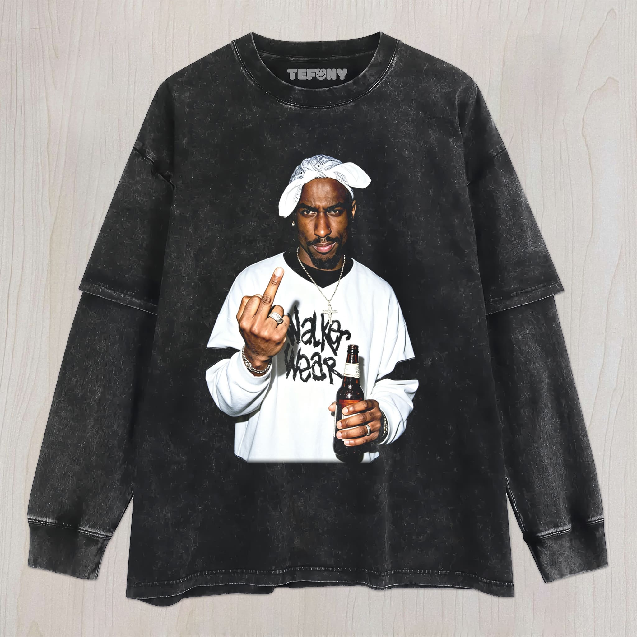 TUPAC SHAKUR UNISEX TEE, TANK TOP, LAYERED LS, SWEATSHIRT & HOODIE