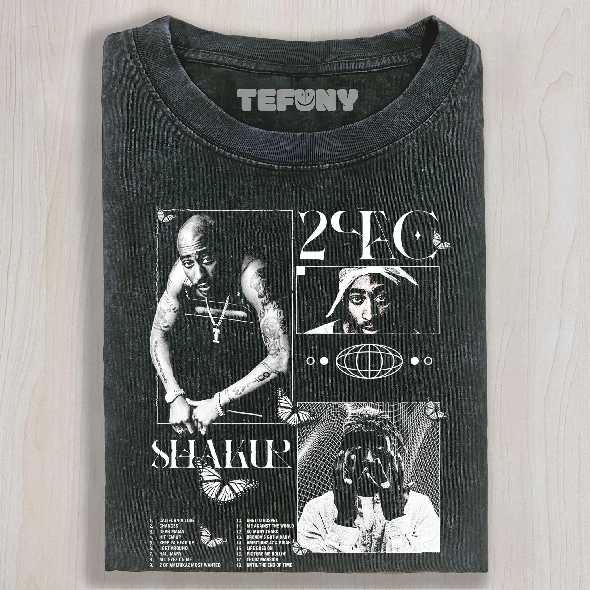 TUPAC SHAKUR V2 UNISEX TEE, TANK TOP, LAYERED LS, SWEATSHIRT & HOODIE