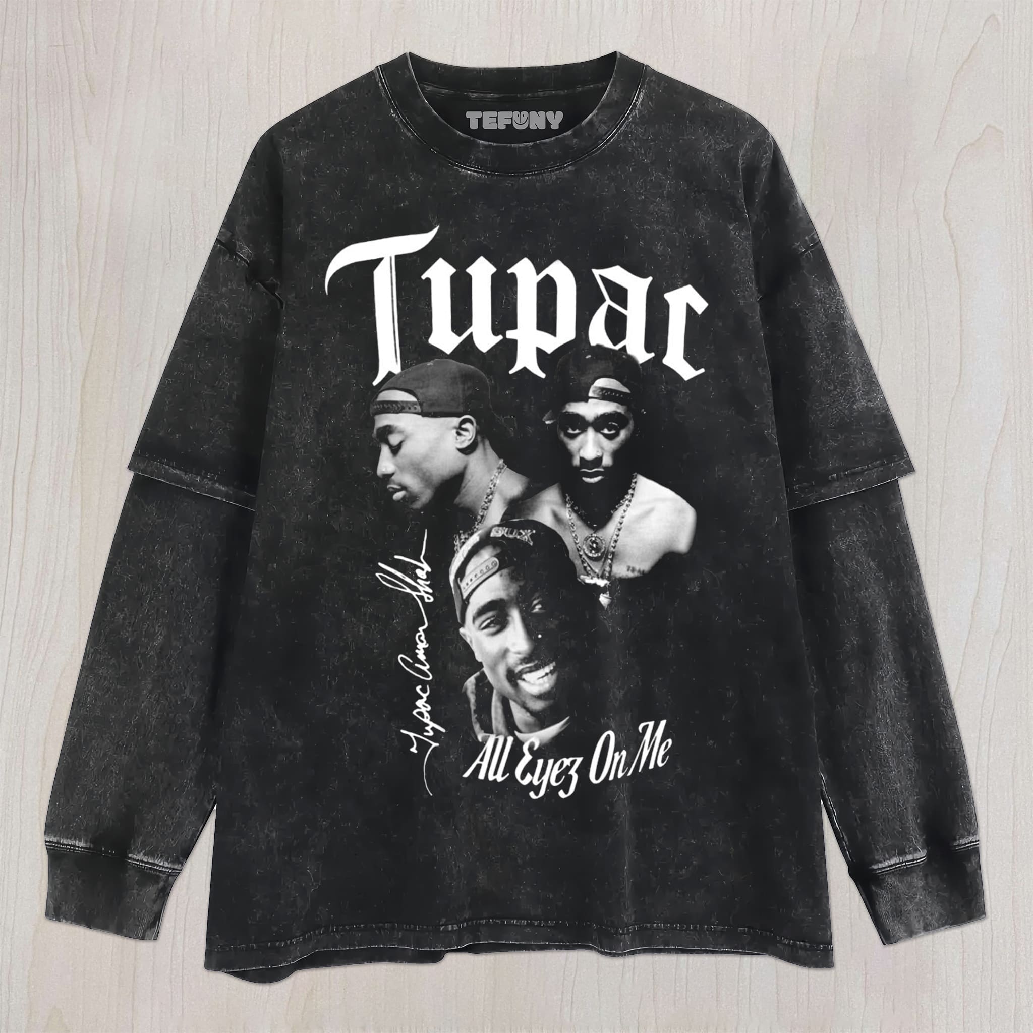 TUPAC SHAKUR V4 UNISEX TEE, TANK TOP, LAYERED LS, SWEATSHIRT & HOODIE