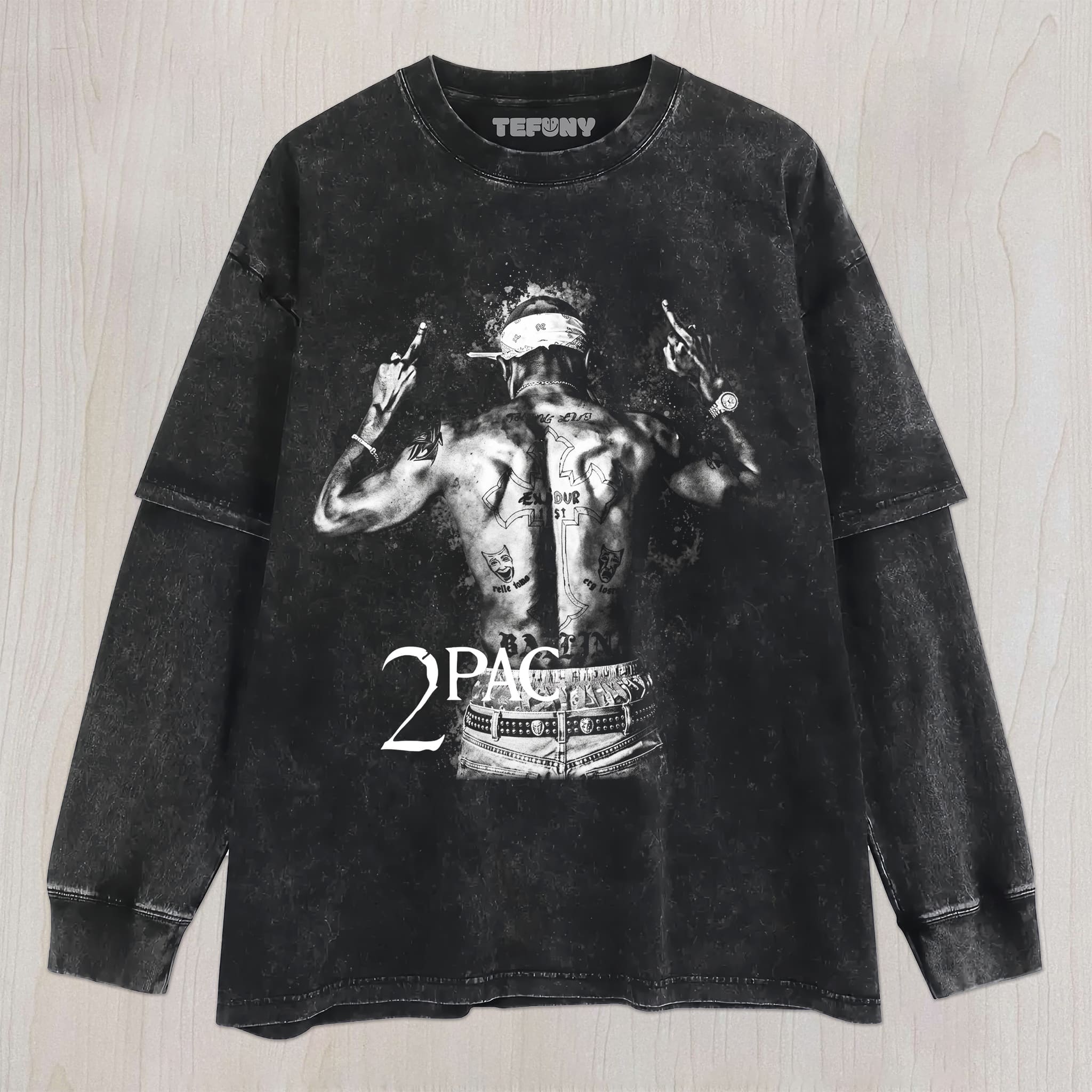 TUPAC SHAKUR V4 UNISEX TEE, TANK TOP, LAYERED LS, SWEATSHIRT & HOODIE