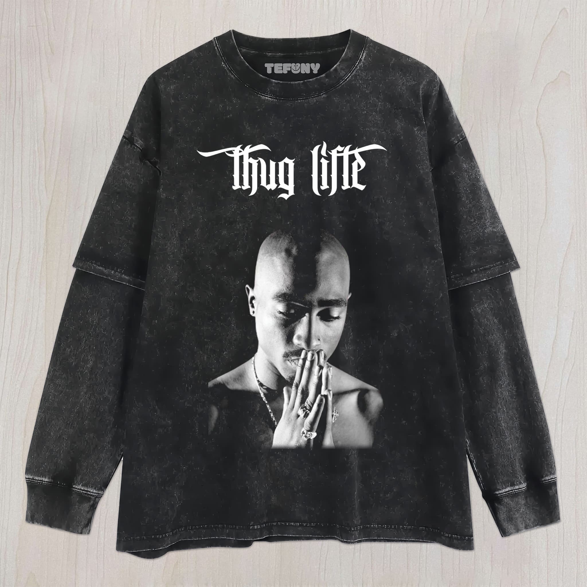 TUPAC SHAKUR V6 UNISEX TEE, TANK TOP, LAYERED LS, SWEATSHIRT & HOODIE