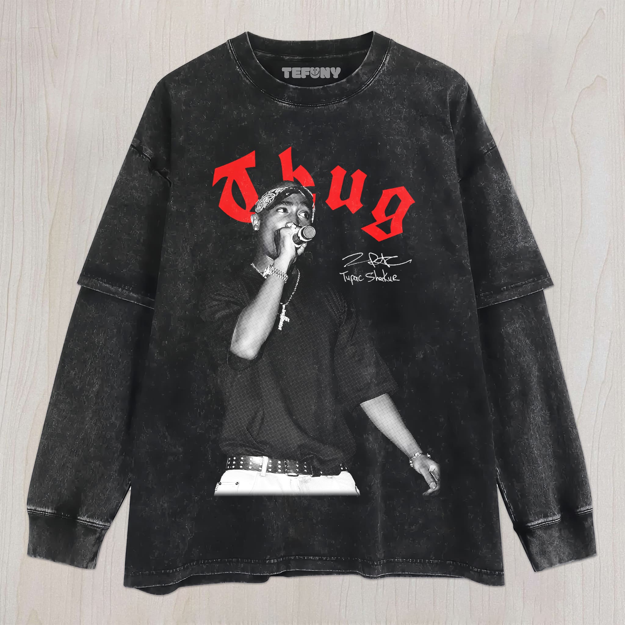 TUPAC SHAKUR V7 UNISEX TEE, TANK TOP, LAYERED LS, SWEATSHIRT & HOODIE