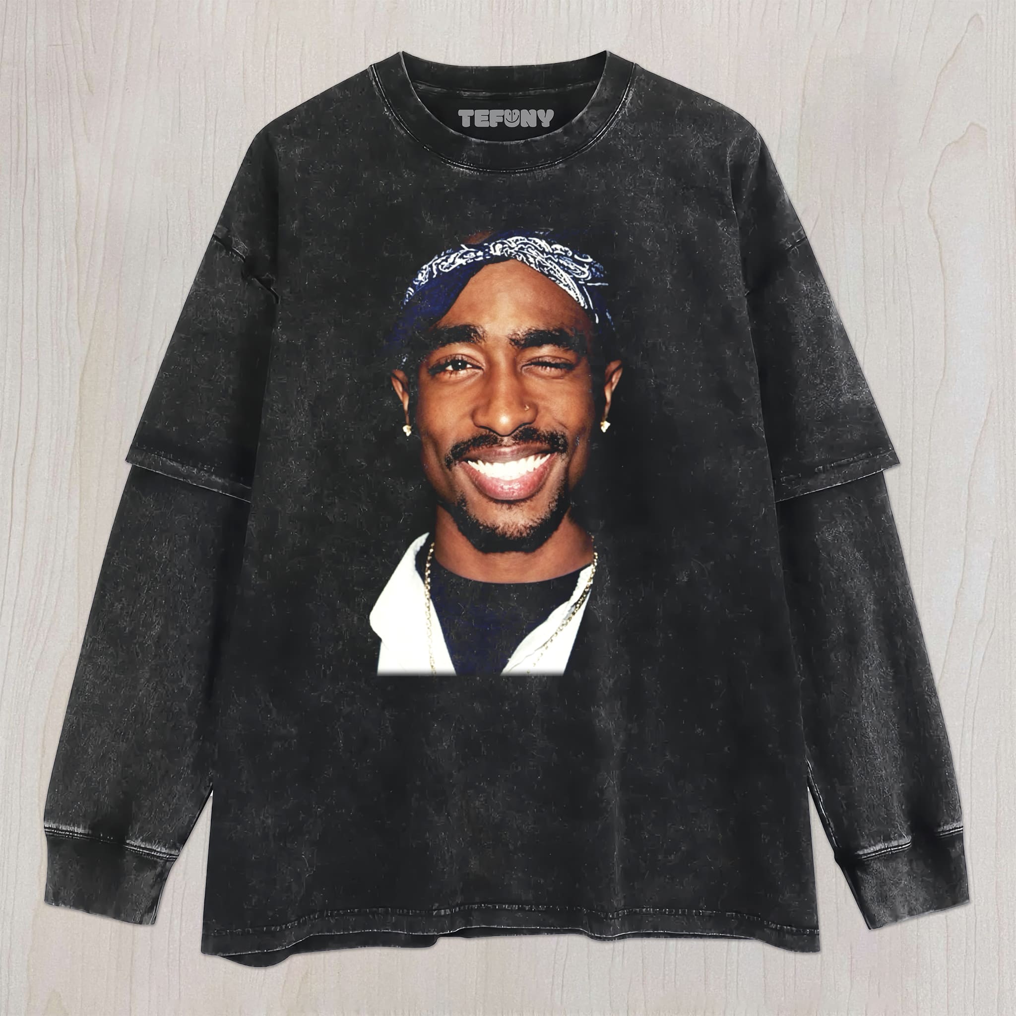 TUPAC SHAKUR V8 UNISEX TEE, TANK TOP, LAYERED LS, SWEATSHIRT & HOODIE