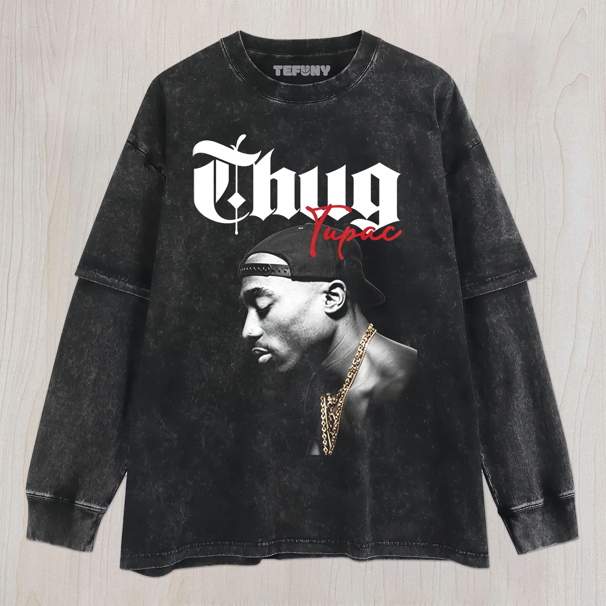 TUPAC SHAKUR V9 UNISEX TEE, TANK TOP, LAYERED LS, SWEATSHIRT & HOODIE