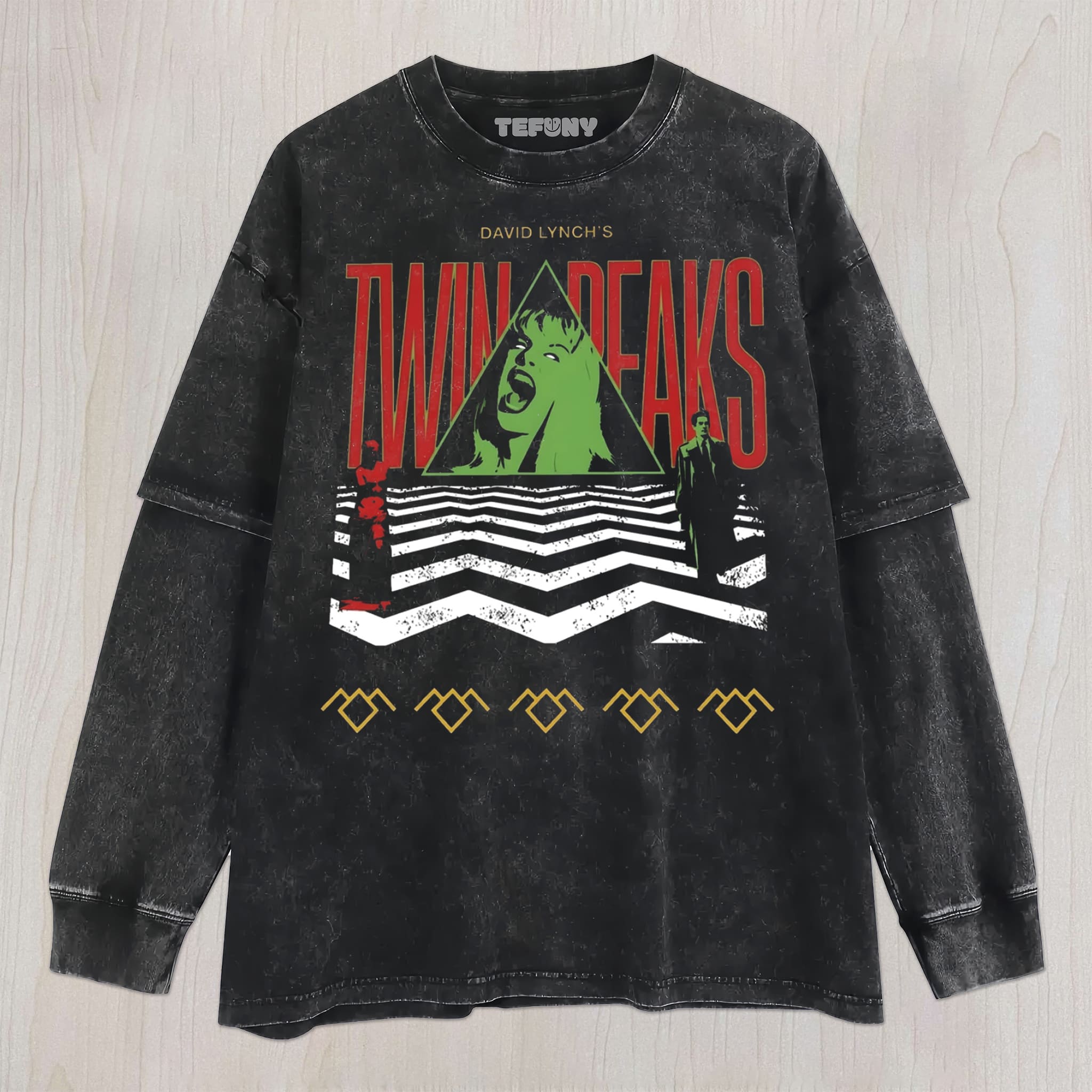 TWIN PEAKS FIRE WALK WITH ME V10 UNISEX TEE, TANK TOP, LAYERED LS, SWEATSHIRT & HOODIE