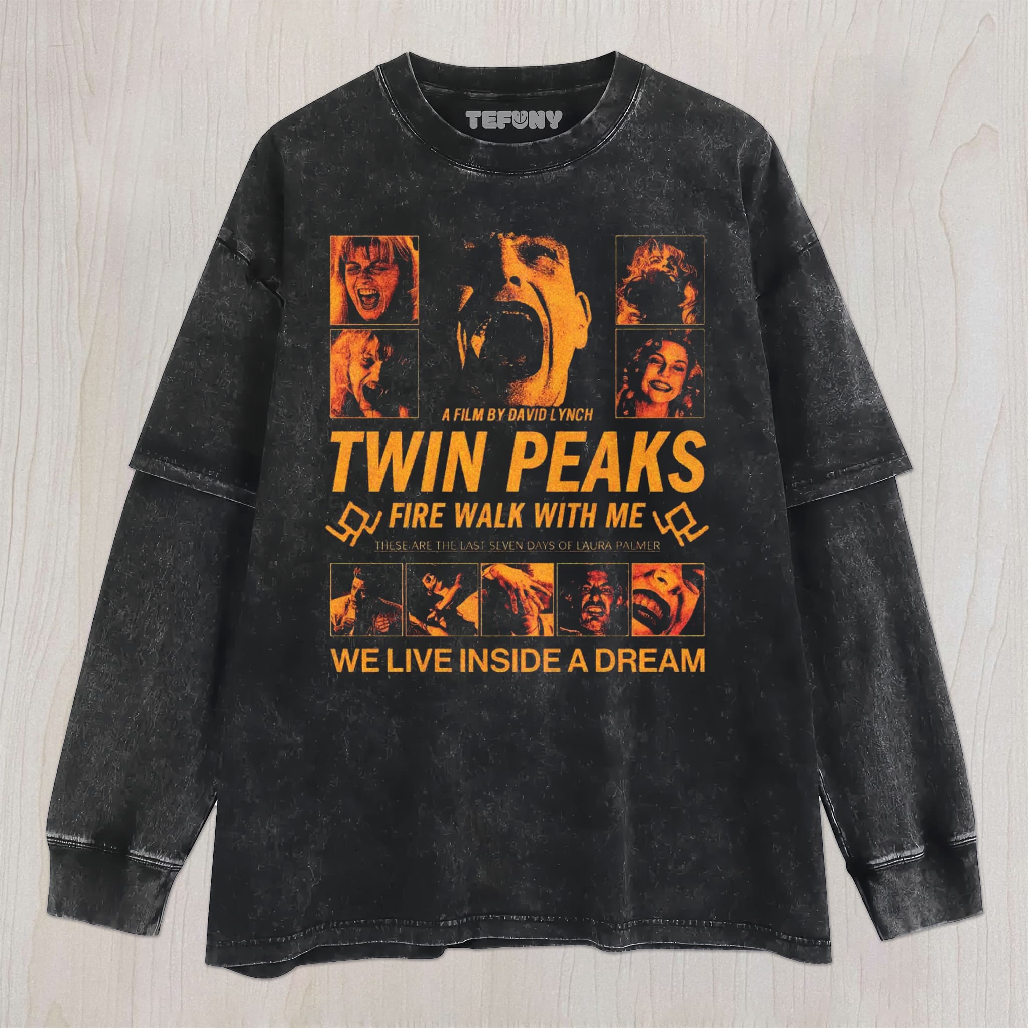 TWIN PEAKS FIRE WALK WITH ME V5 UNISEX TEE, TANK TOP, LAYERED LS, SWEATSHIRT & HOODIE