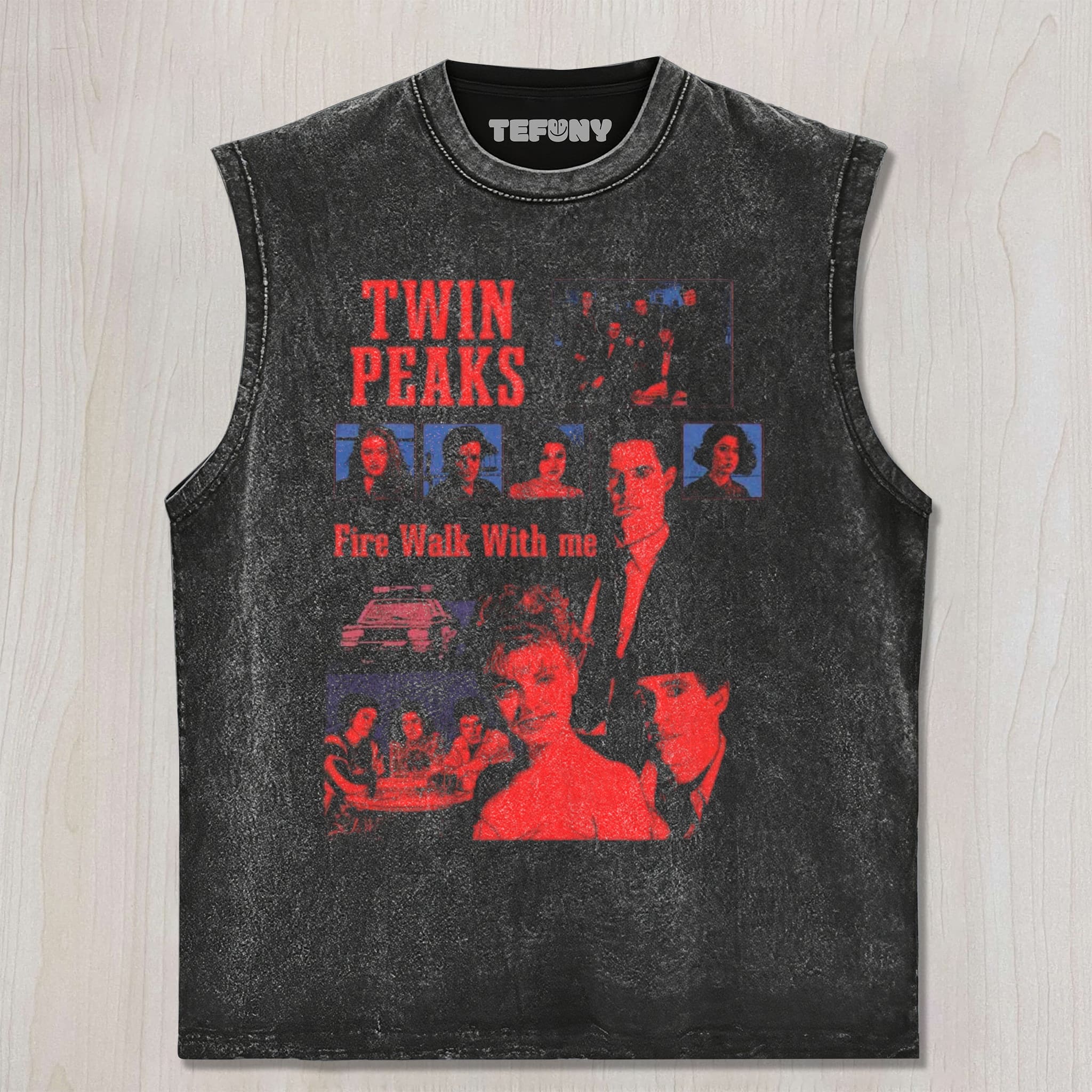 TWIN PEAKS FIRE WALK WITH ME V6 UNISEX TEE, TANK TOP, LAYERED LS, SWEATSHIRT & HOODIE