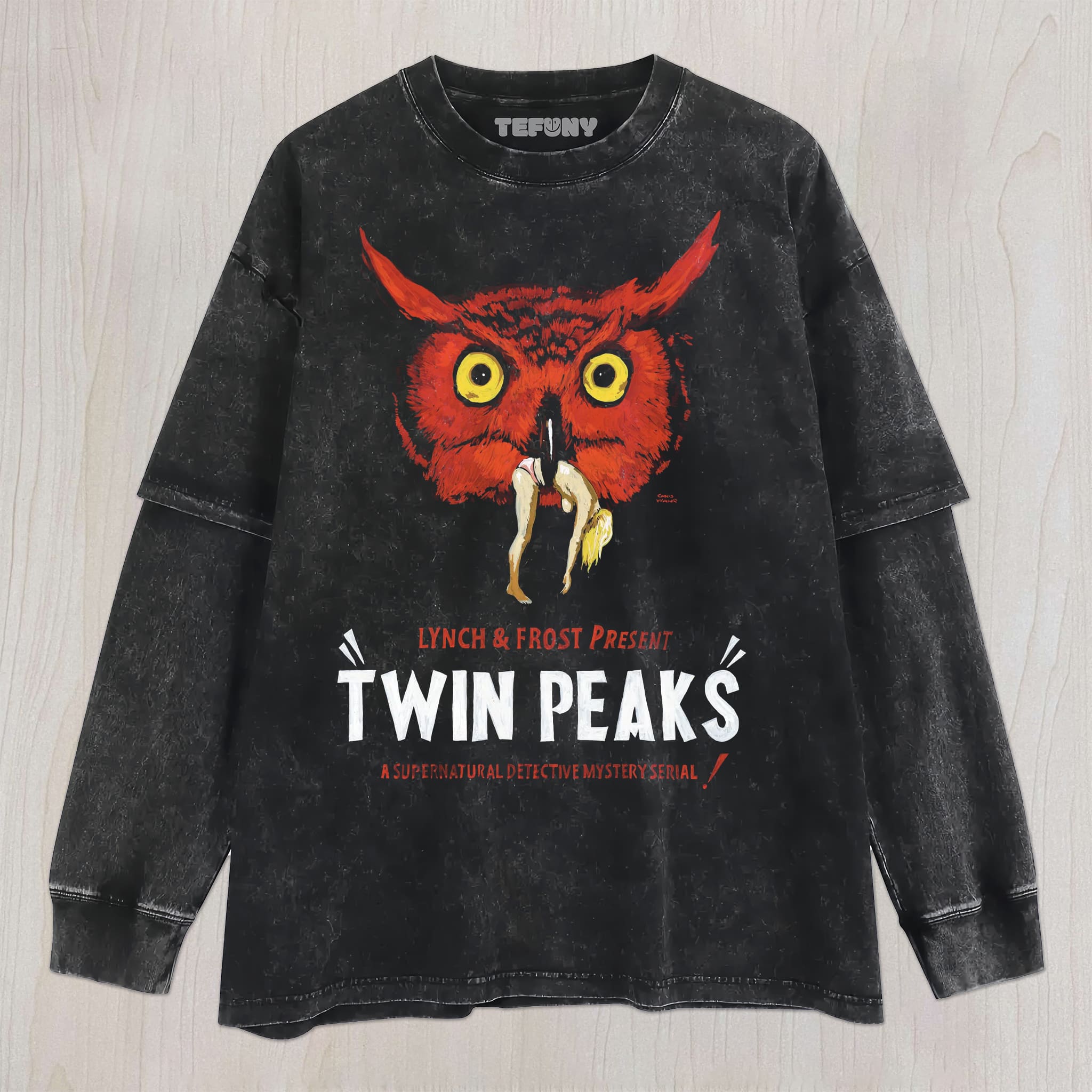 TWIN PEAKS FIRE WALK WITH ME V7 UNISEX TEE, TANK TOP, LAYERED LS, SWEATSHIRT & HOODIE