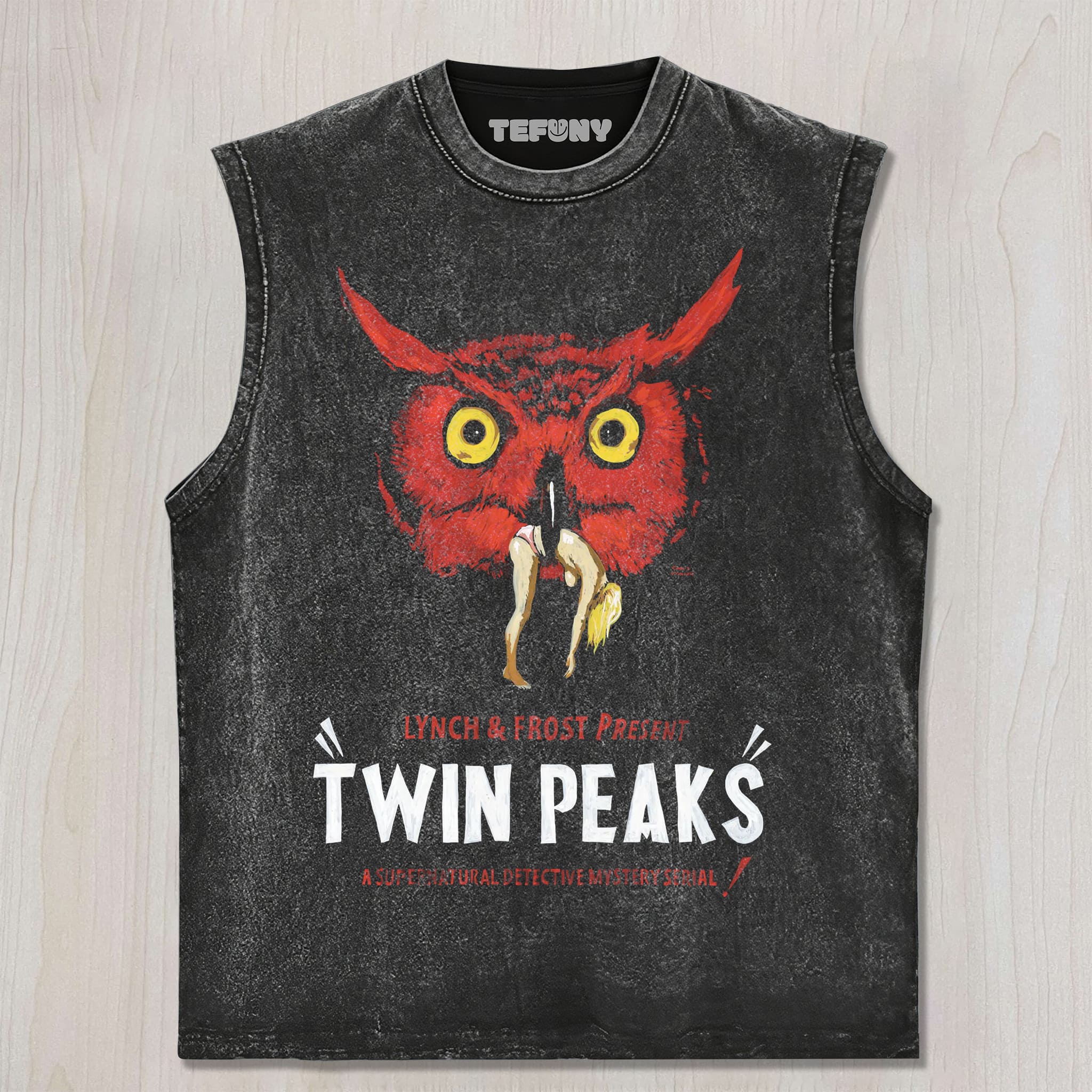 TWIN PEAKS FIRE WALK WITH ME V7 UNISEX TEE, TANK TOP, LAYERED LS, SWEATSHIRT & HOODIE