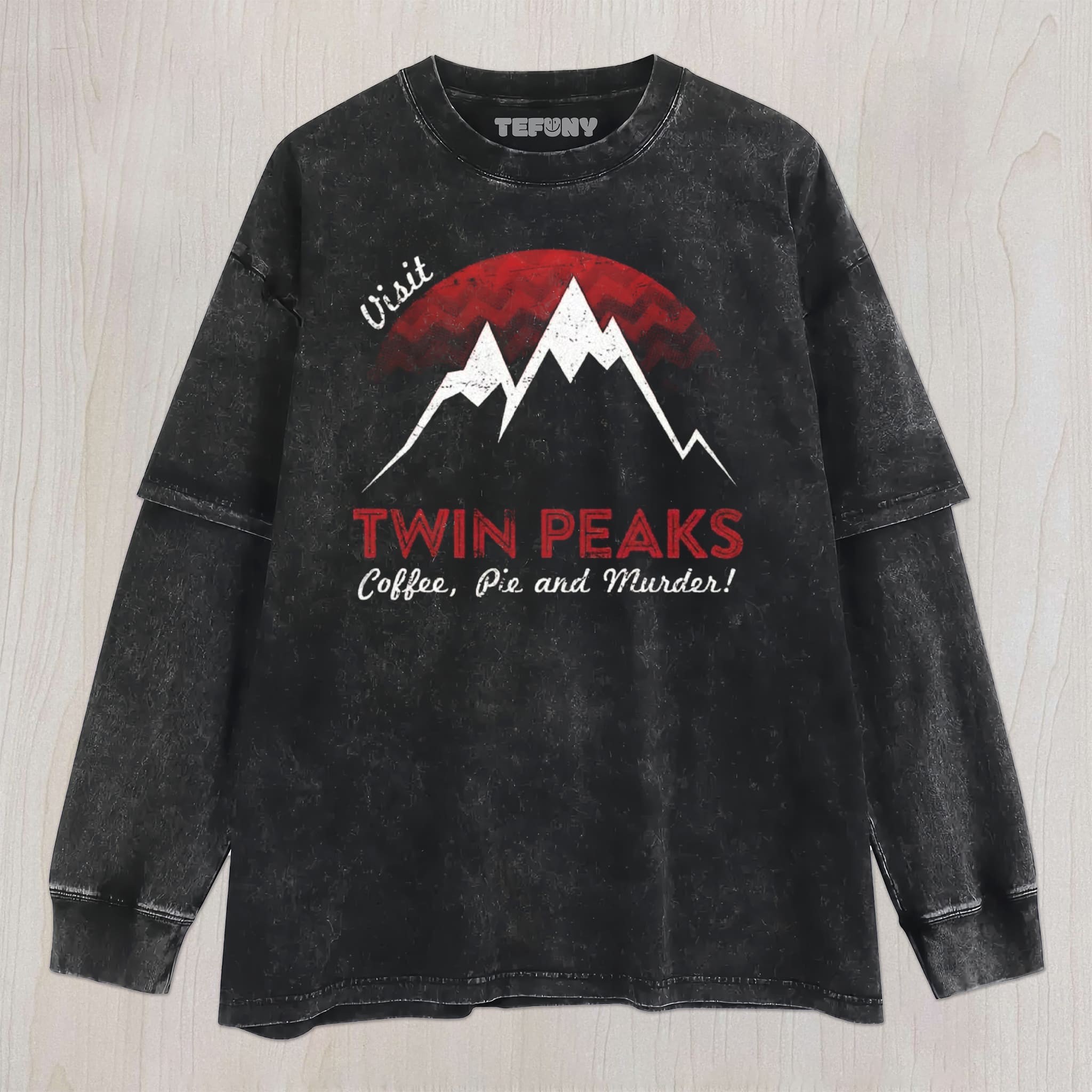 TWIN PEAKS FIRE WALK WITH ME V9 UNISEX TEE, TANK TOP, LAYERED LS, SWEATSHIRT & HOODIE