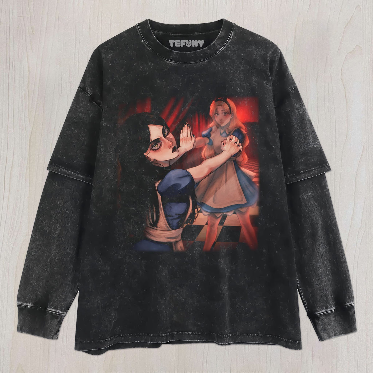 TWO ALICE UNISEX TEE, TANK TOP, LAYERED LS, SWEATSHIRT & HOODIE