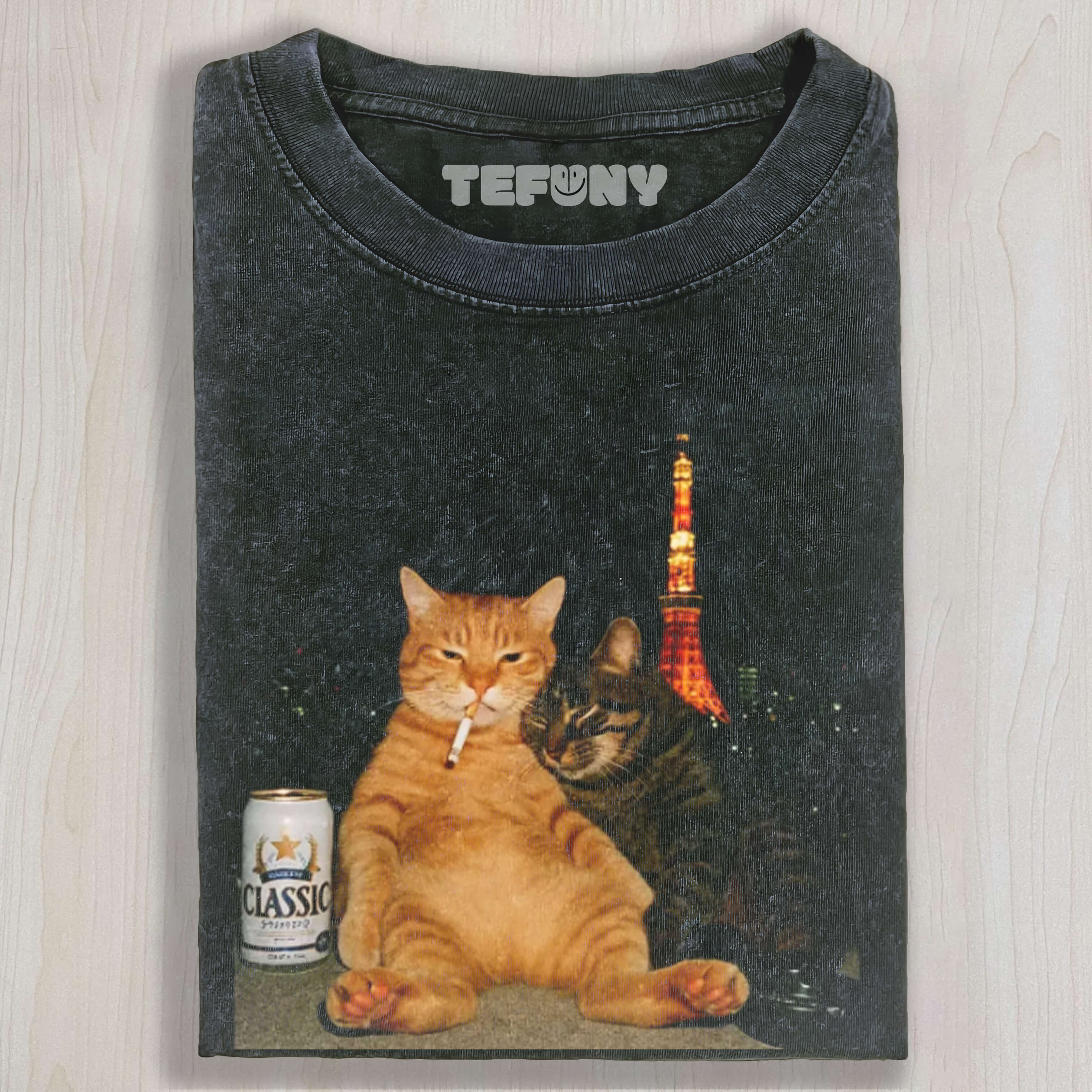 TWO FUNNY CATS TEE & SWEAT & HOOD
