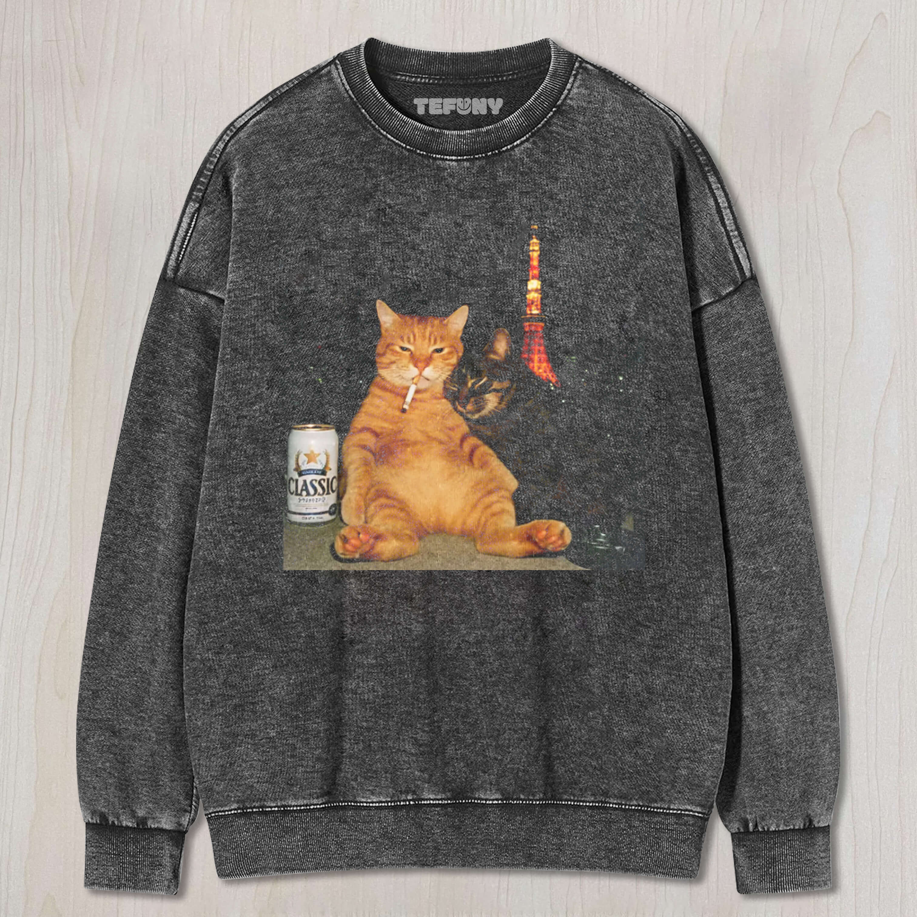 TWO FUNNY CATS TEE & SWEAT & HOOD