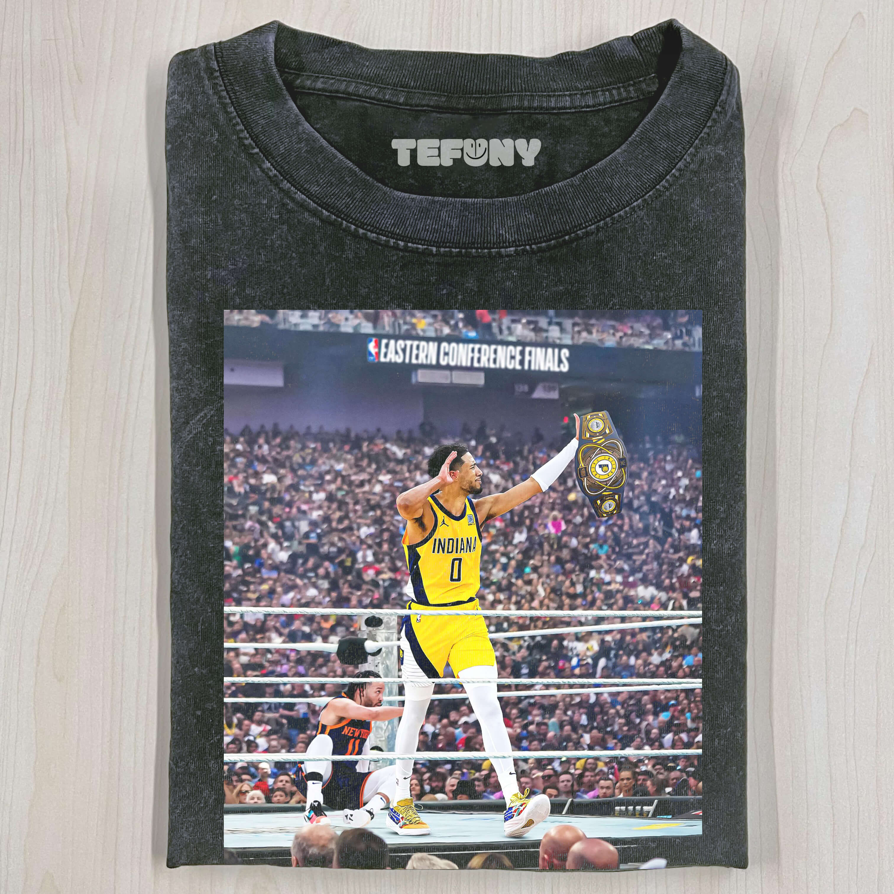 POP TYRESE HALIBURTON CHOKE WWE T-SHIRT