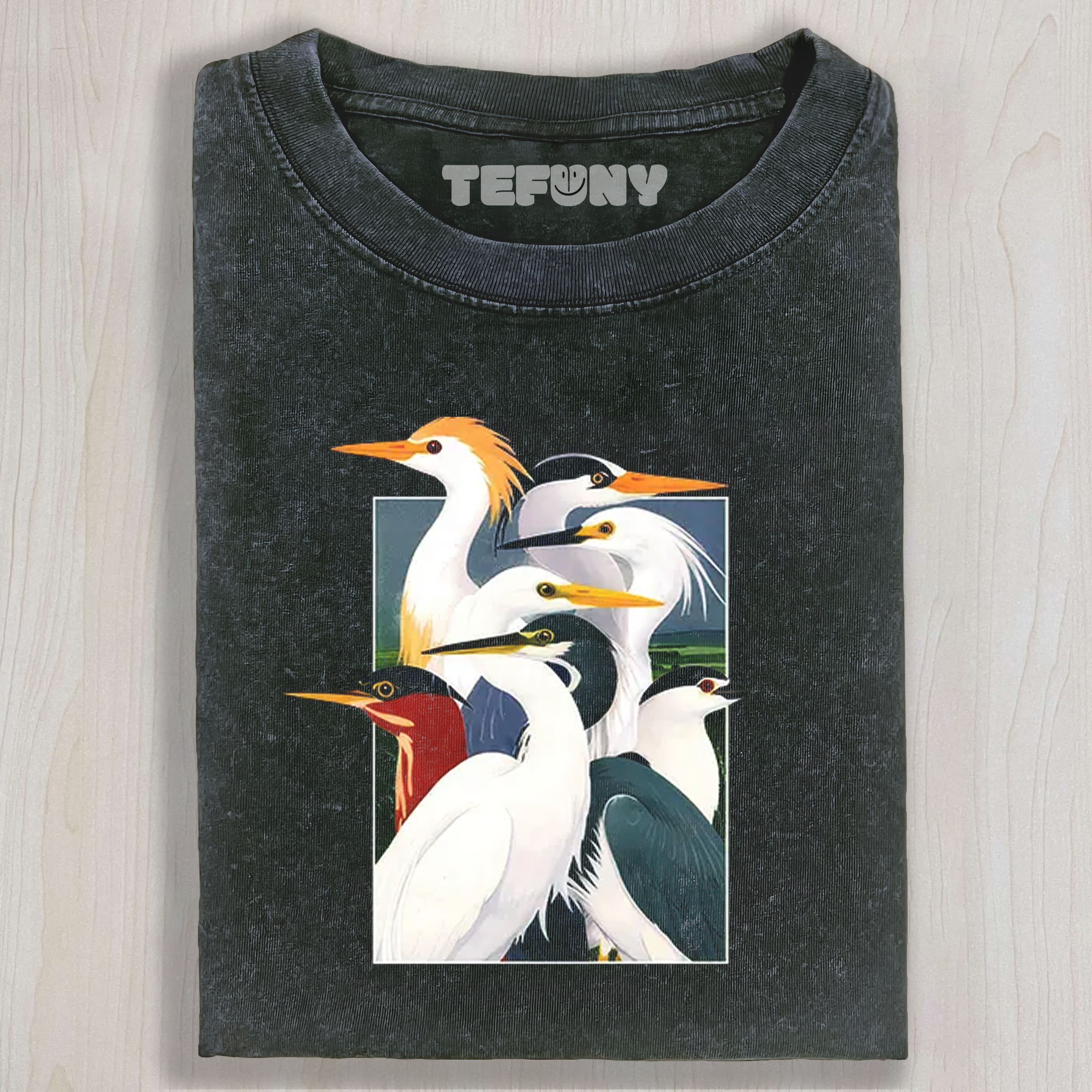 OKYOCANVAS WETLAND ASSEMBLY WASHED TEE & SWEAT & HOOD