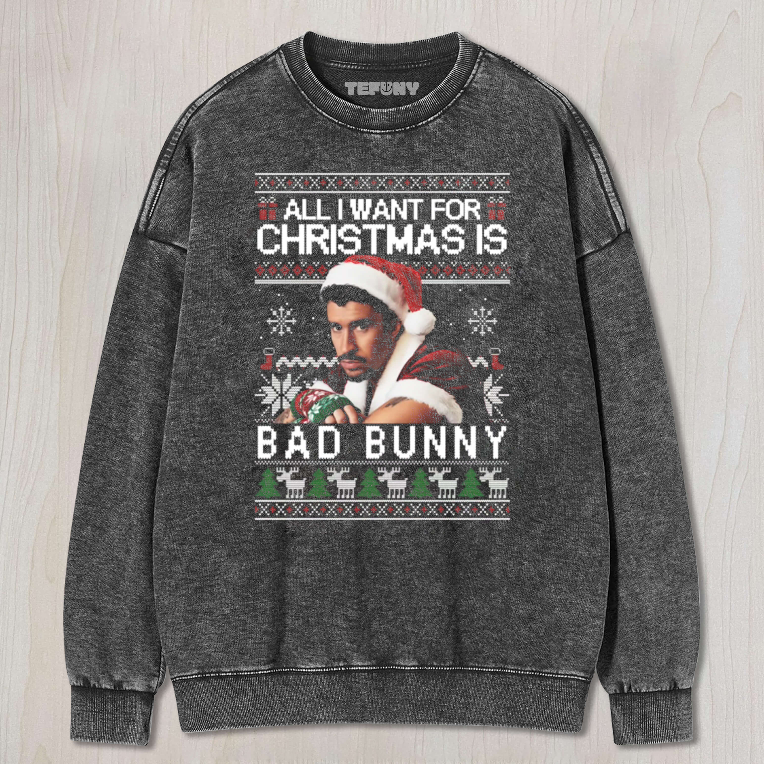 UGLY CHRISTMAS BAD BUNNY TEE & SWEAT & HOOD