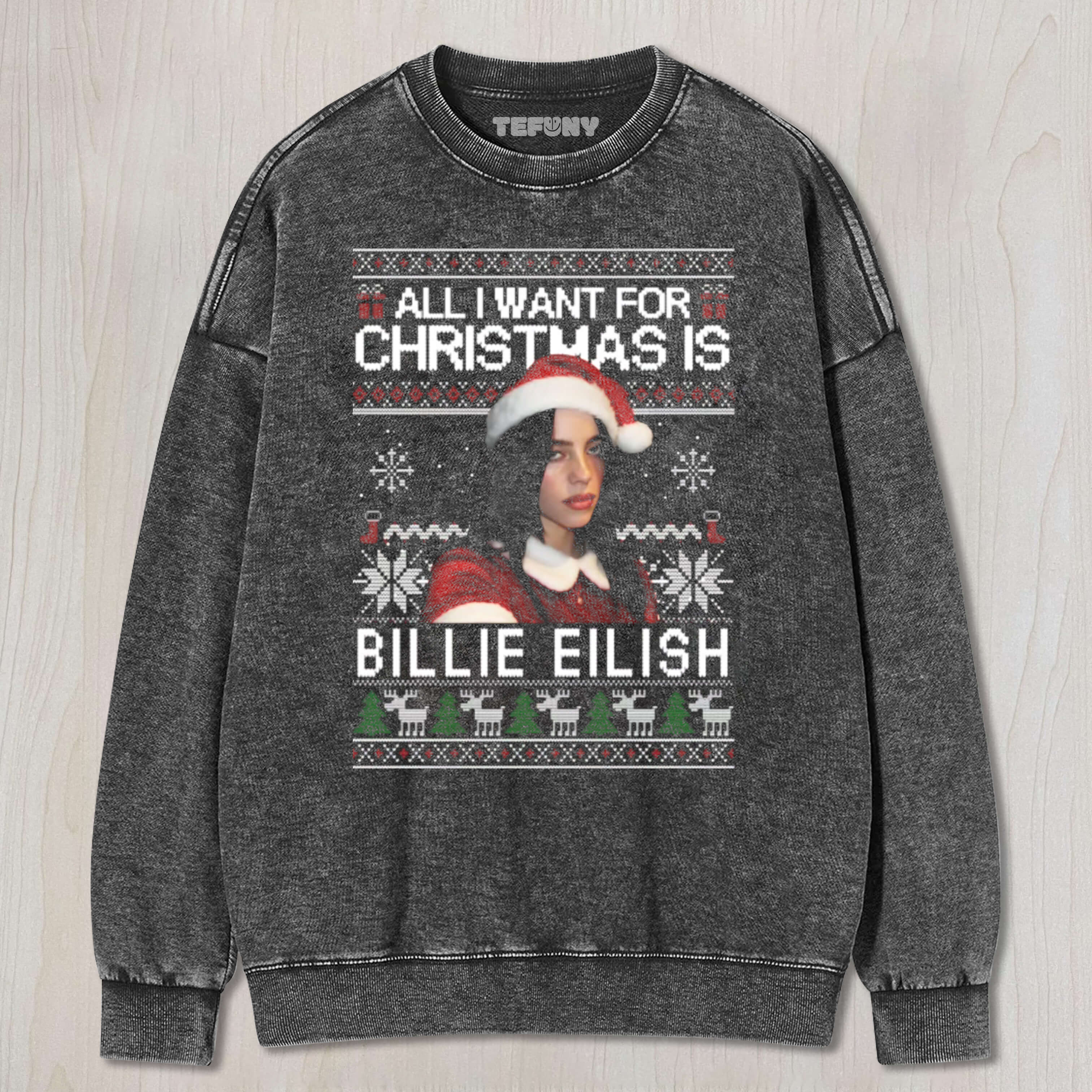UGLY CHRISTMAS BILLIE EILISH TEE & SWEAT & HOOD