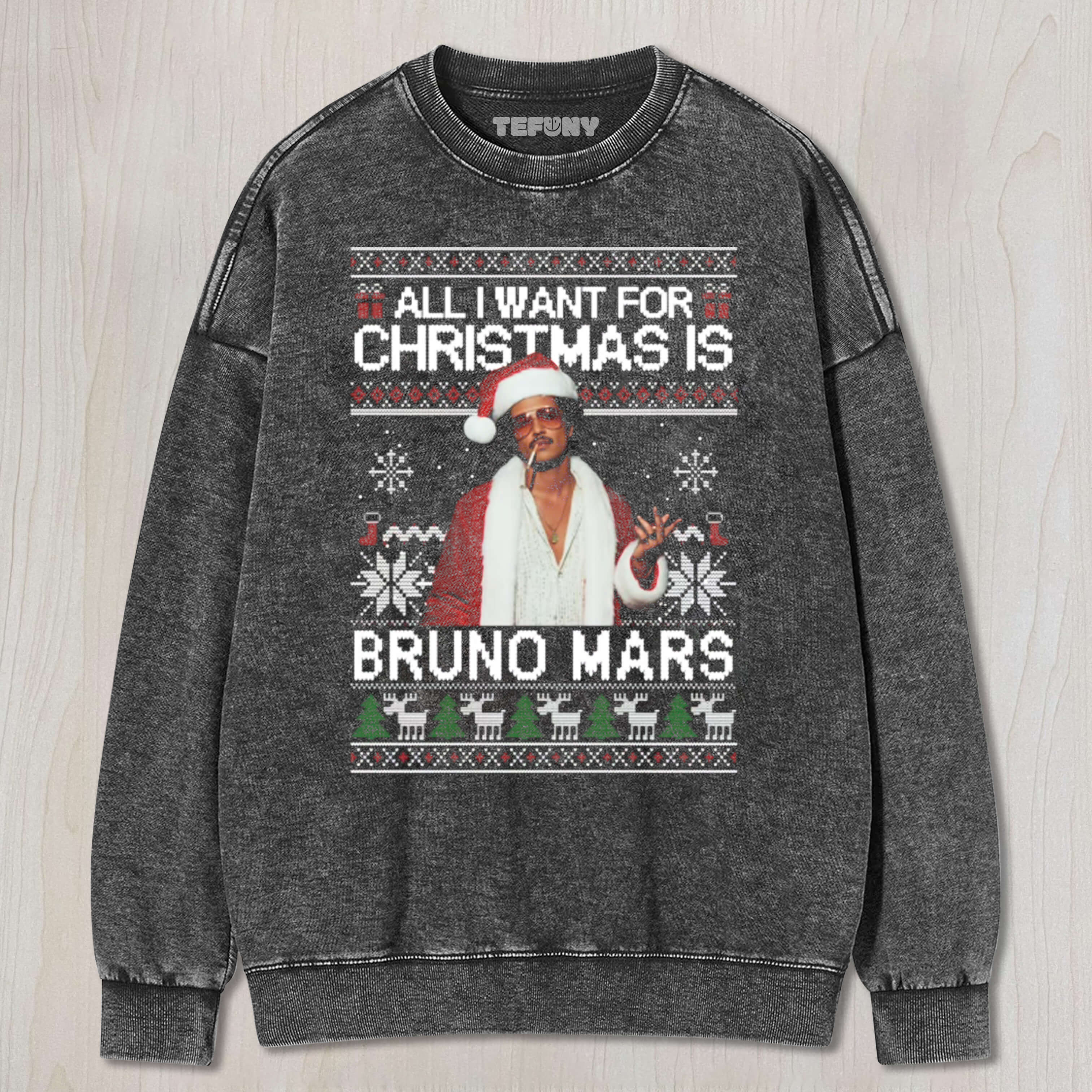 UGLY CHRISTMAS BRUNO MARS TEE & SWEAT & HOOD